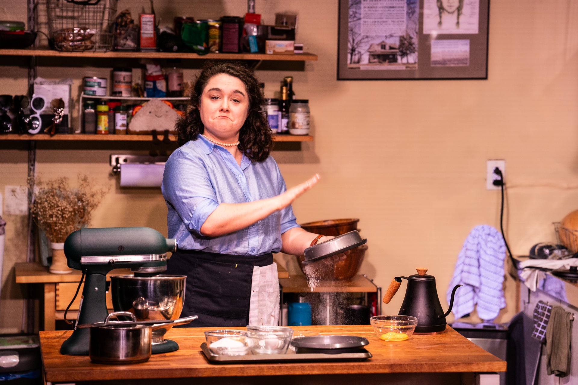  as Julia Child in Ice-ing on the Cake, Photo by Al Foote III 