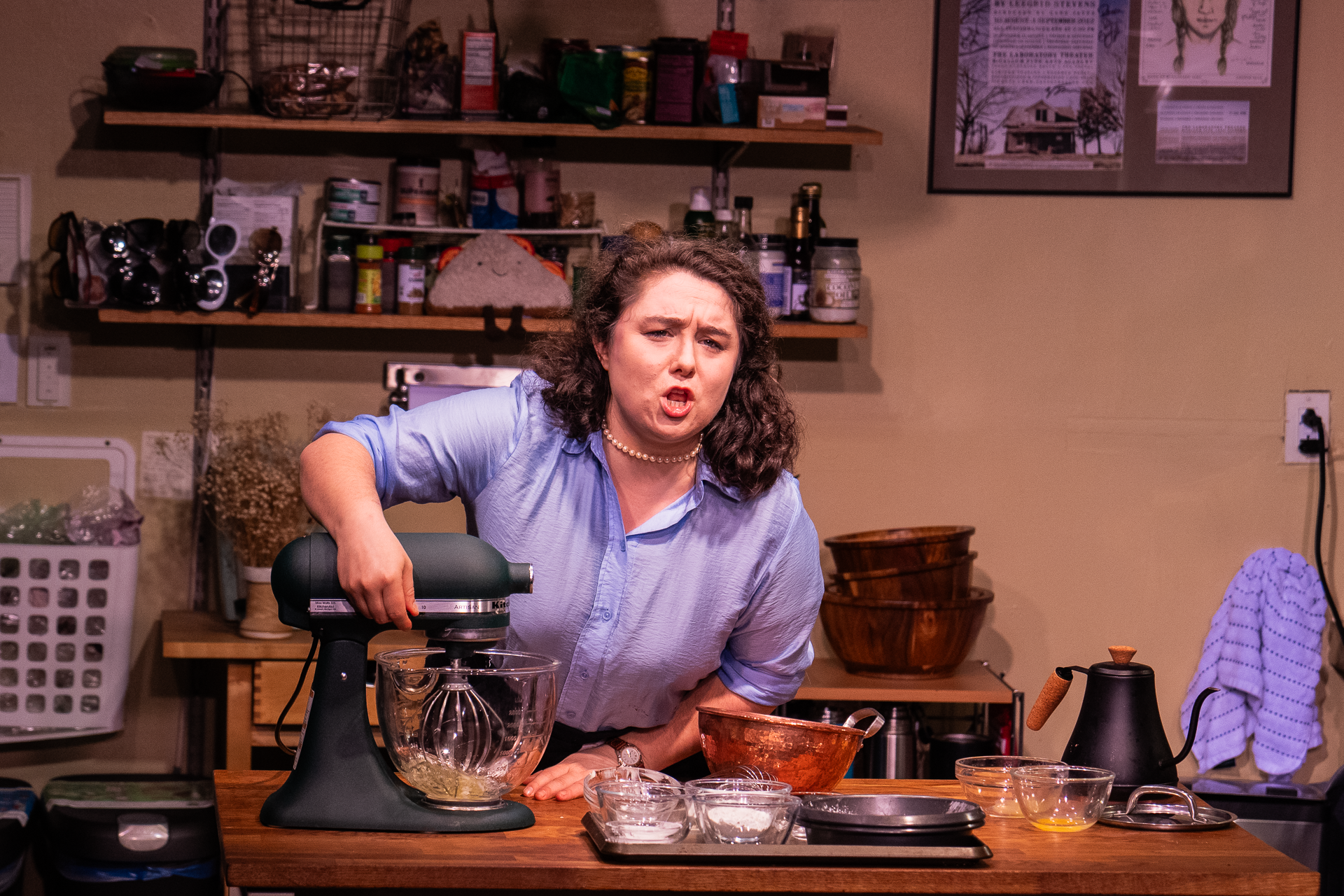  as Julia Child in Ice-ing on the Cake, Photo by Al Foote III 