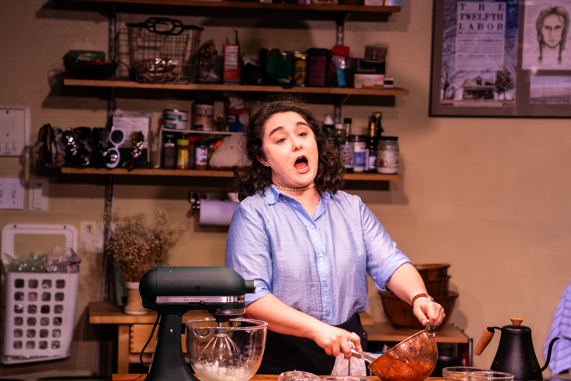  as Julia Child in Ice-ing on the Cake, Photo by Al Foote III 