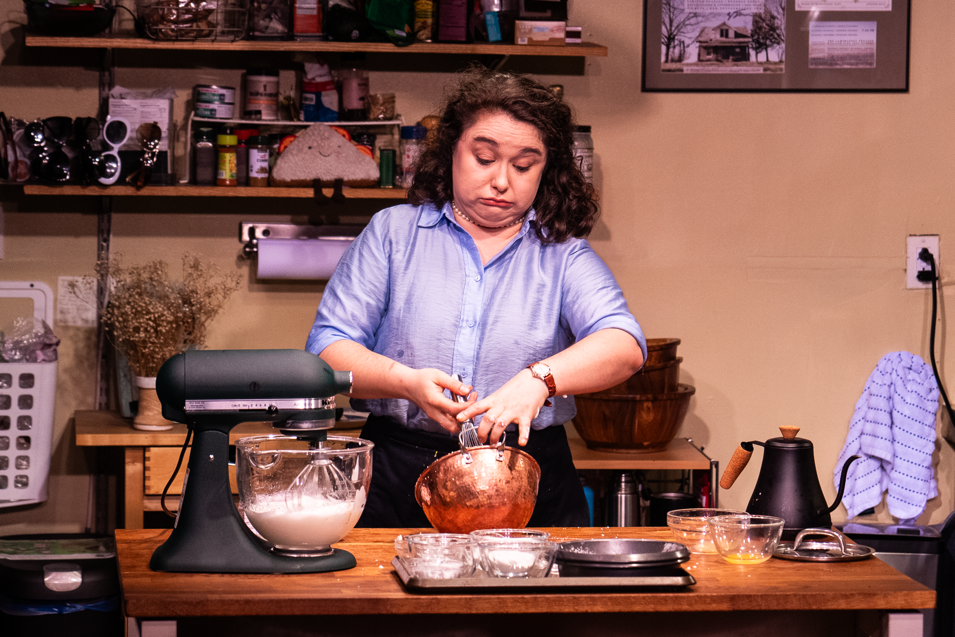  as Julia Child in Ice-ing on the Cake, Photo by Al Foote III 