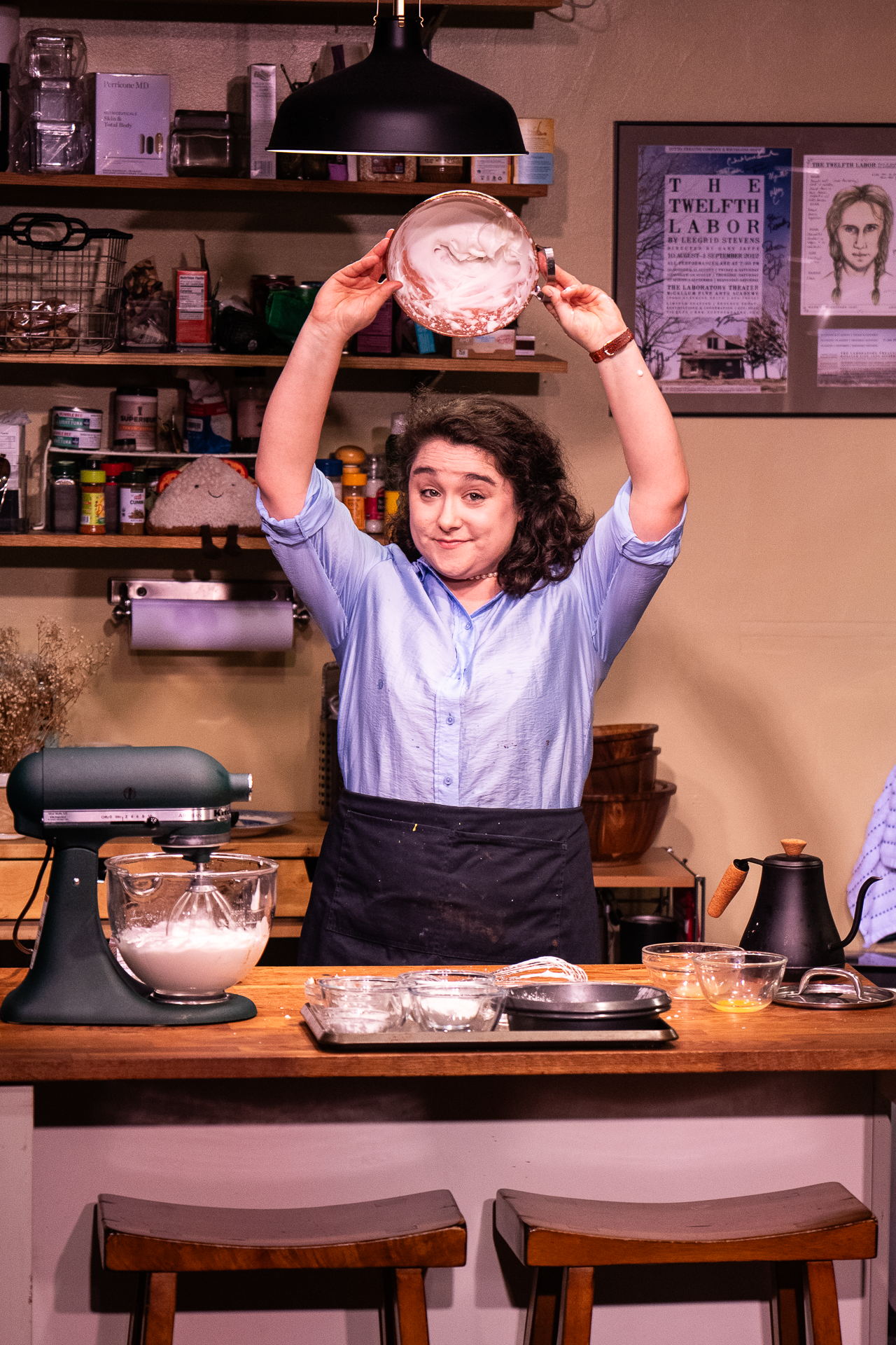  as Julia Child in Ice-ing on the Cake, Photo by Al Foote III 