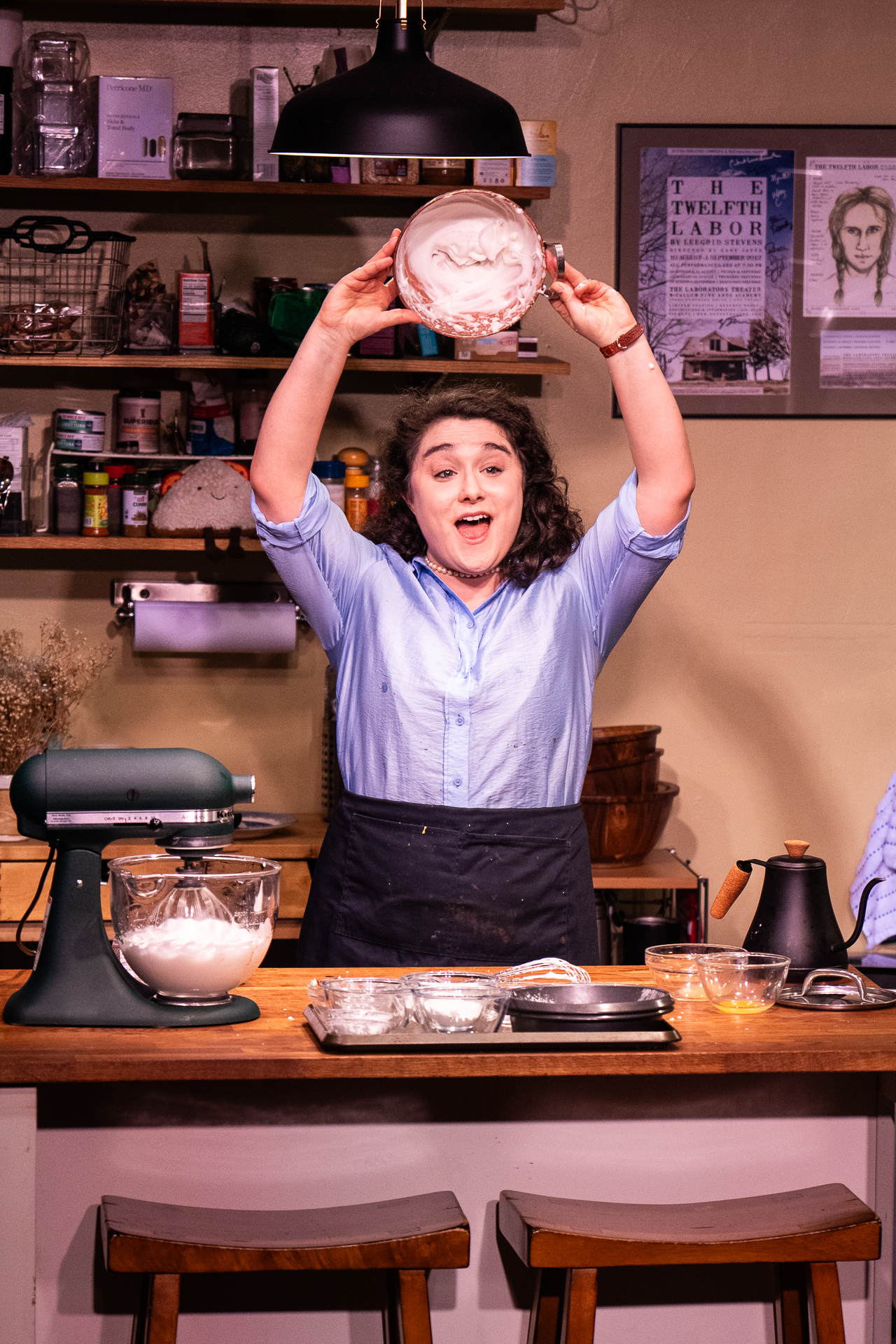  as Julia Child in Ice-ing on the Cake, Photo by Al Foote III 