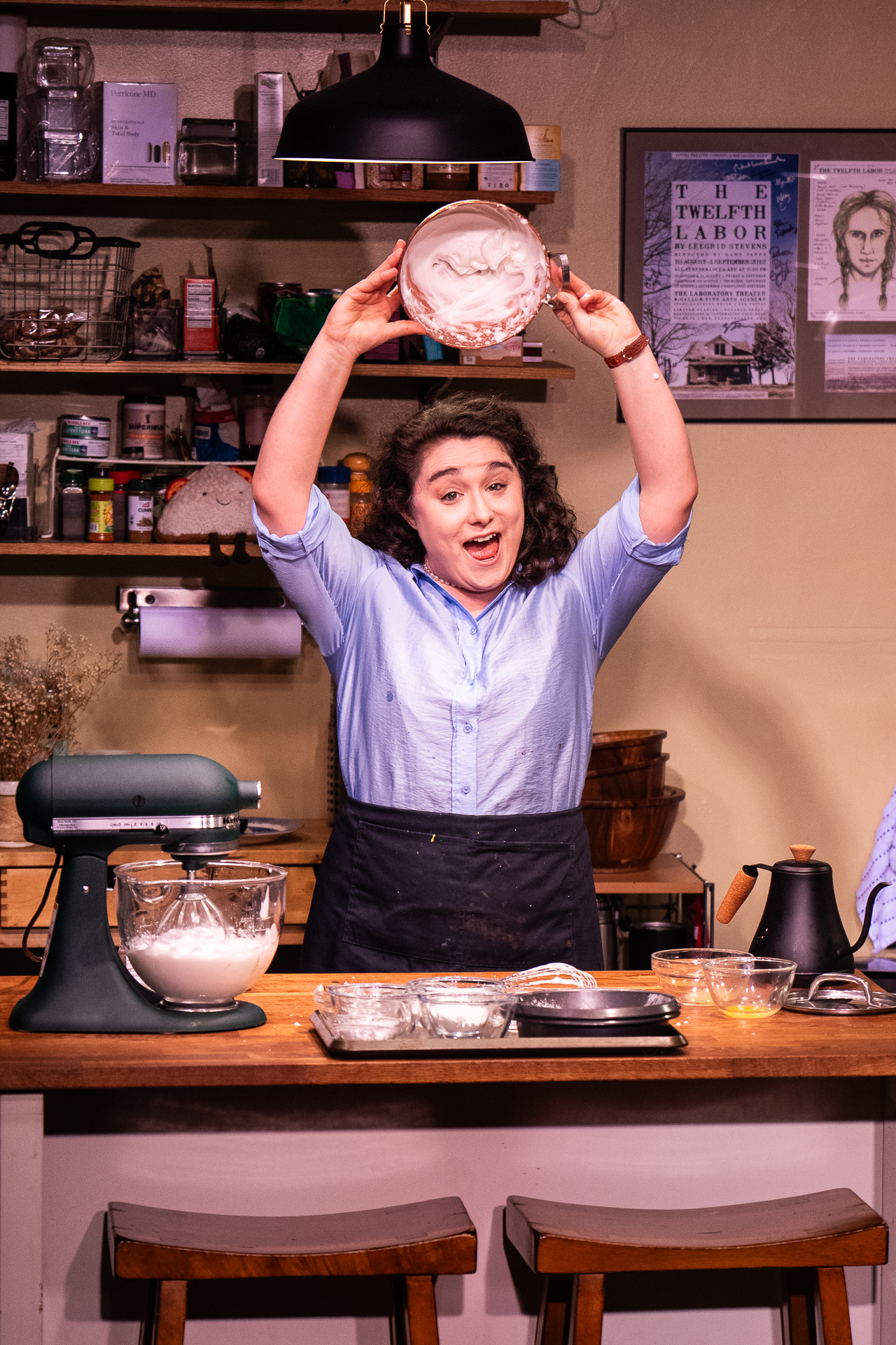  as Julia Child in Ice-ing on the Cake, Photo by Al Foote III 
