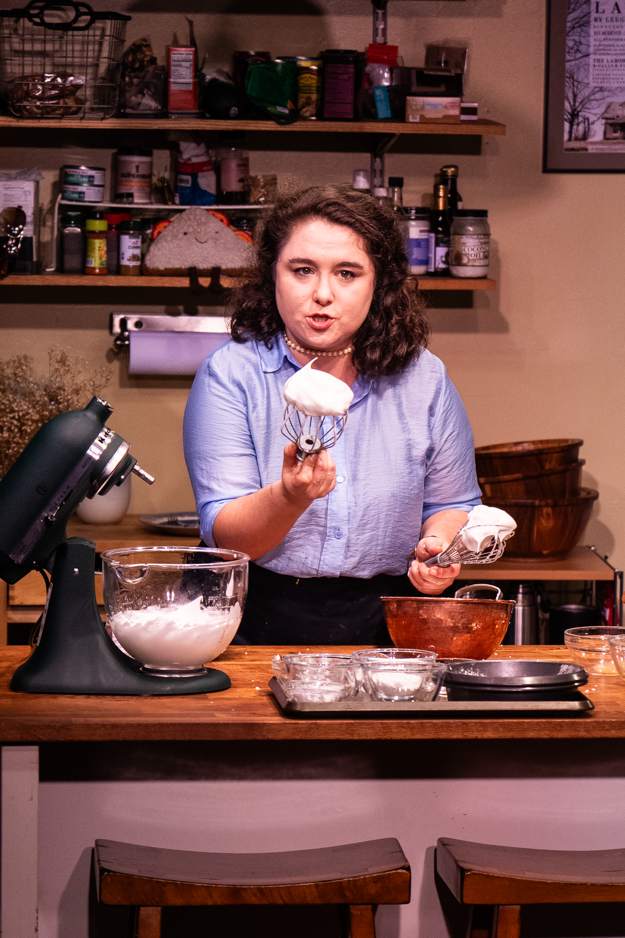  as Julia Child in Ice-ing on the Cake, Photo by Al Foote III 