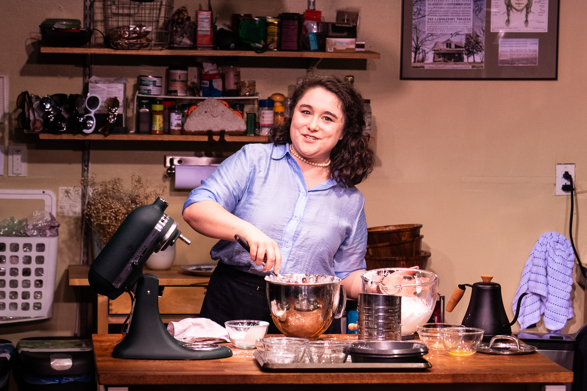  as Julia Child in Ice-ing on the Cake, Photo by Al Foote III 