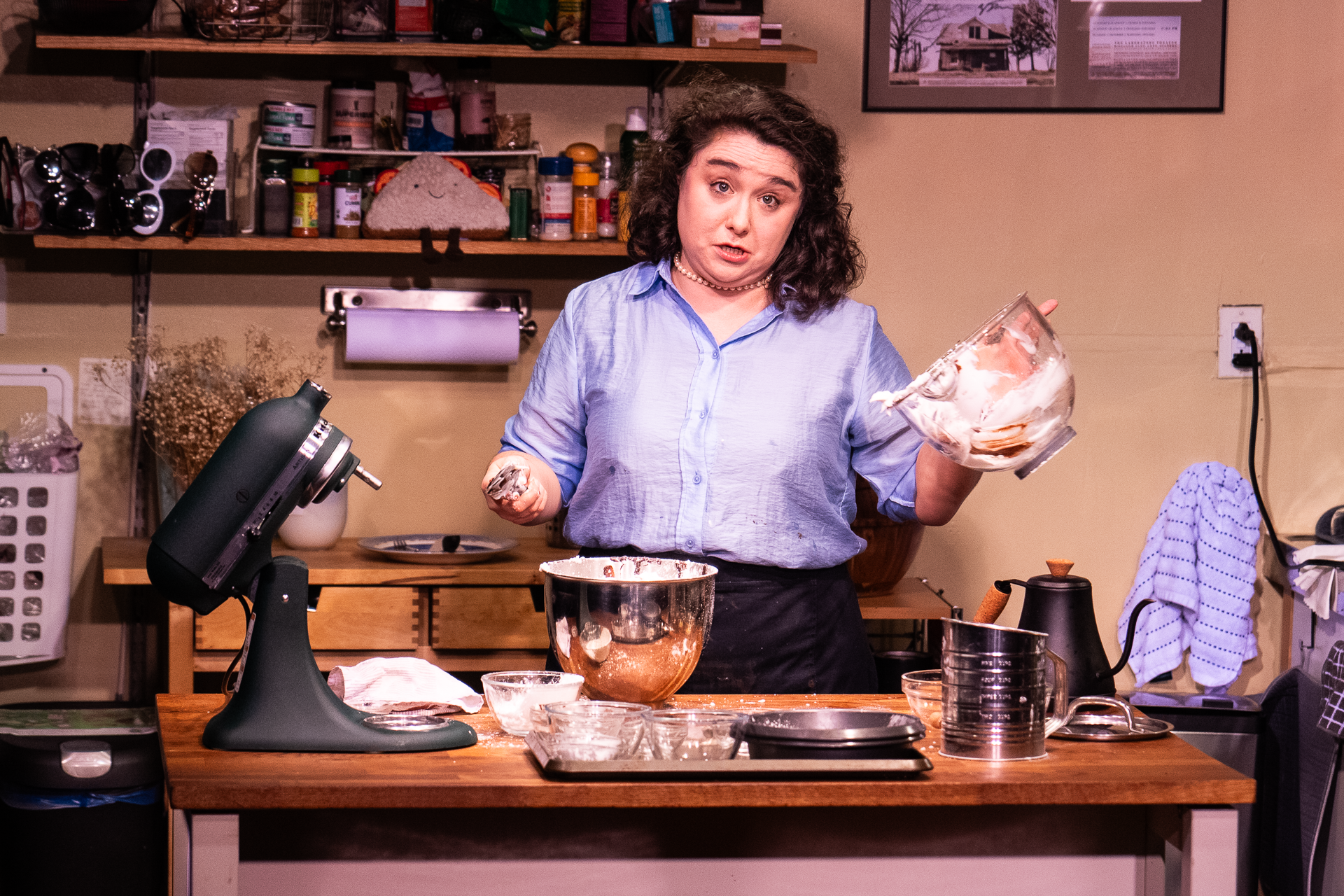  as Julia Child in Ice-ing on the Cake, Photo by Al Foote III 