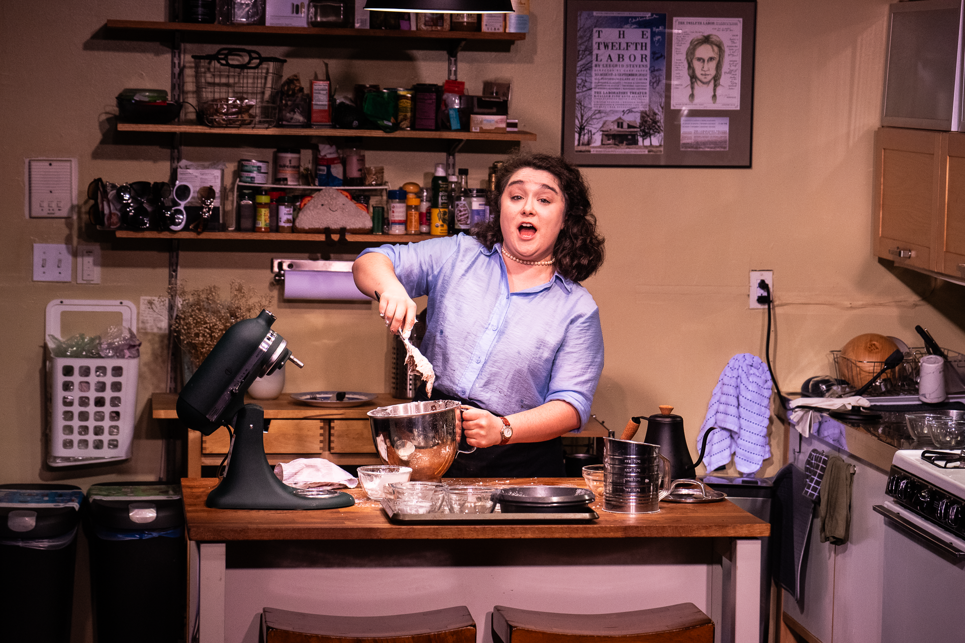  as Julia Child in Ice-ing on the Cake, Photo by Al Foote III 