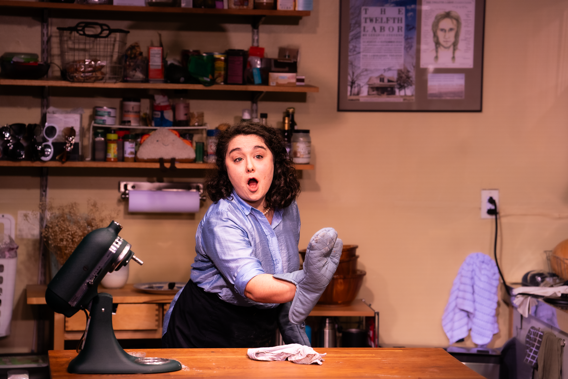  as Julia Child in Ice-ing on the Cake, Photo by Al Foote III 