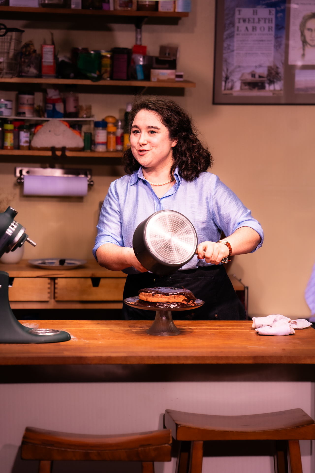  as Julia Child in Ice-ing on the Cake, Photo by Al Foote III 