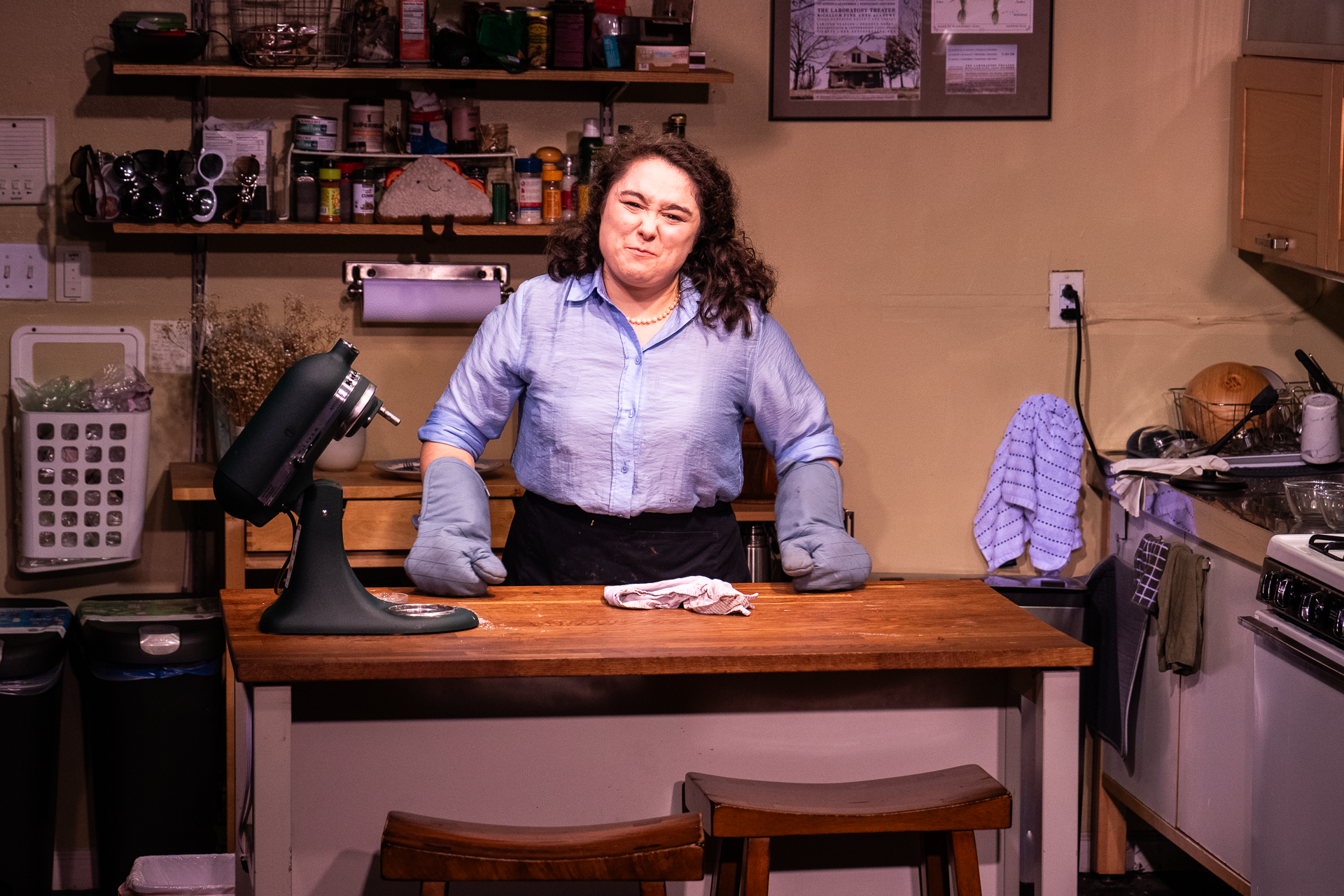  as Julia Child in Ice-ing on the Cake, Photo by Al Foote III 