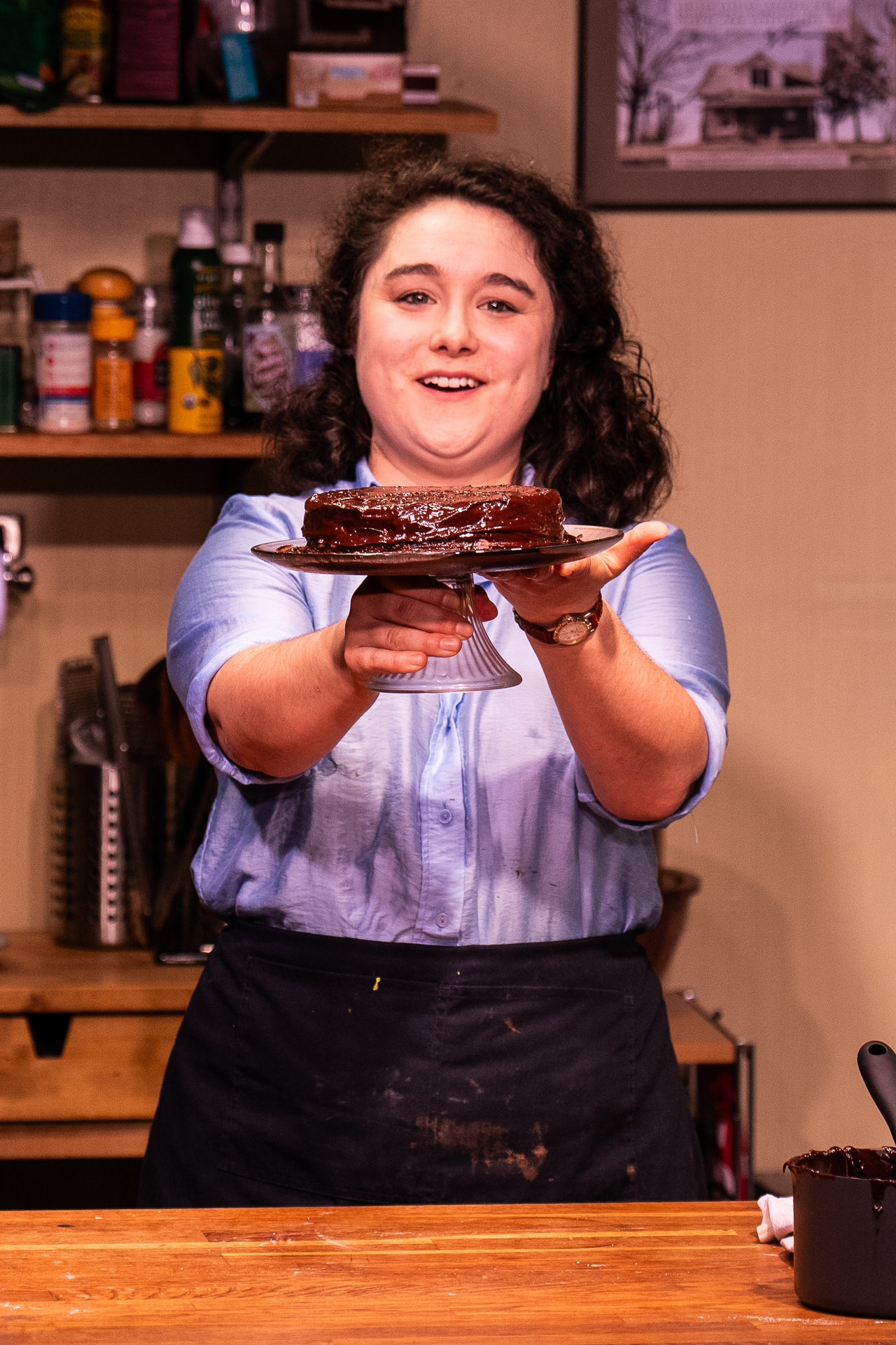  as Julia Child in Ice-ing on the Cake, Photo by Al Foote III 