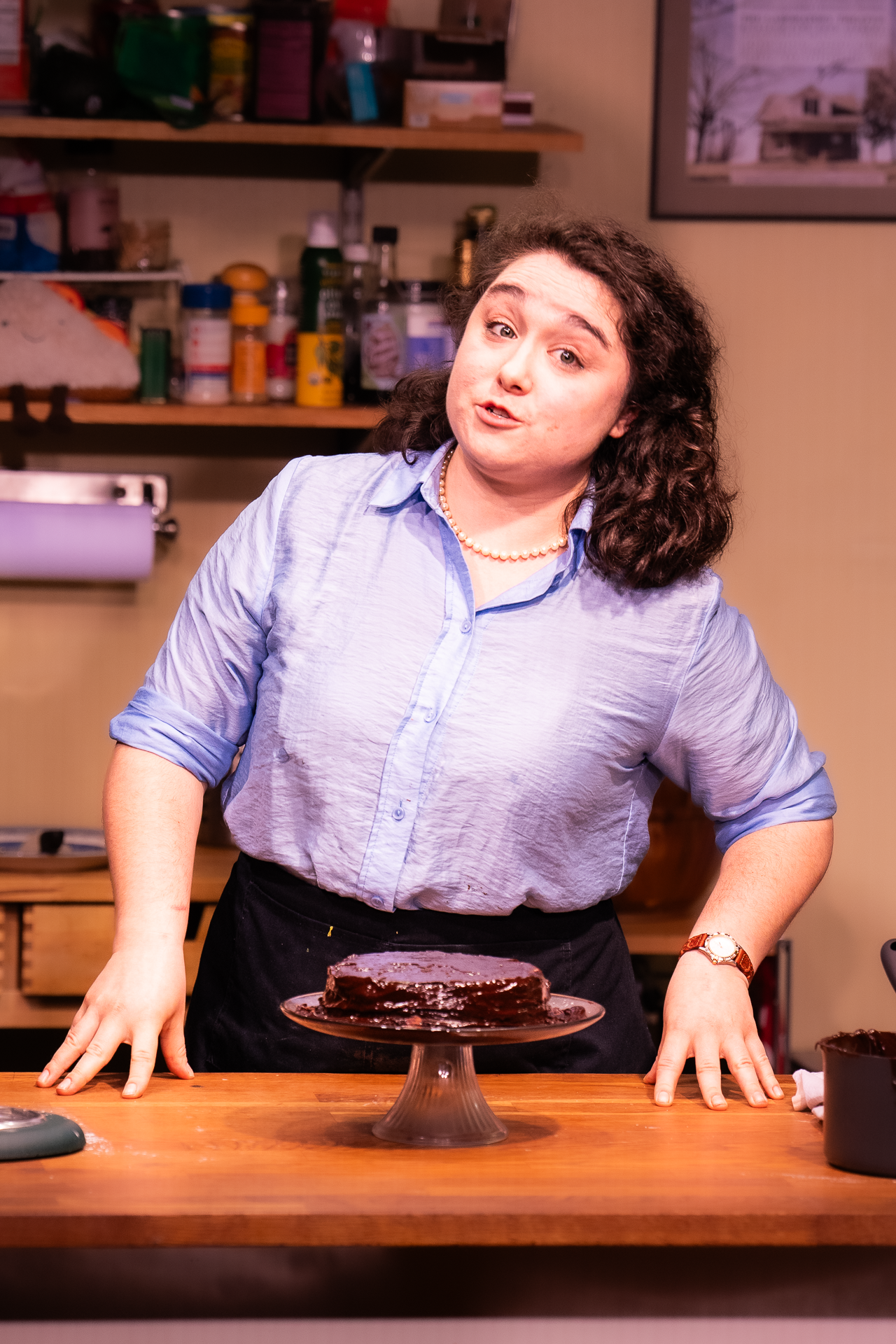  as Julia Child in Ice-ing on the Cake, Photo by Al Foote III 