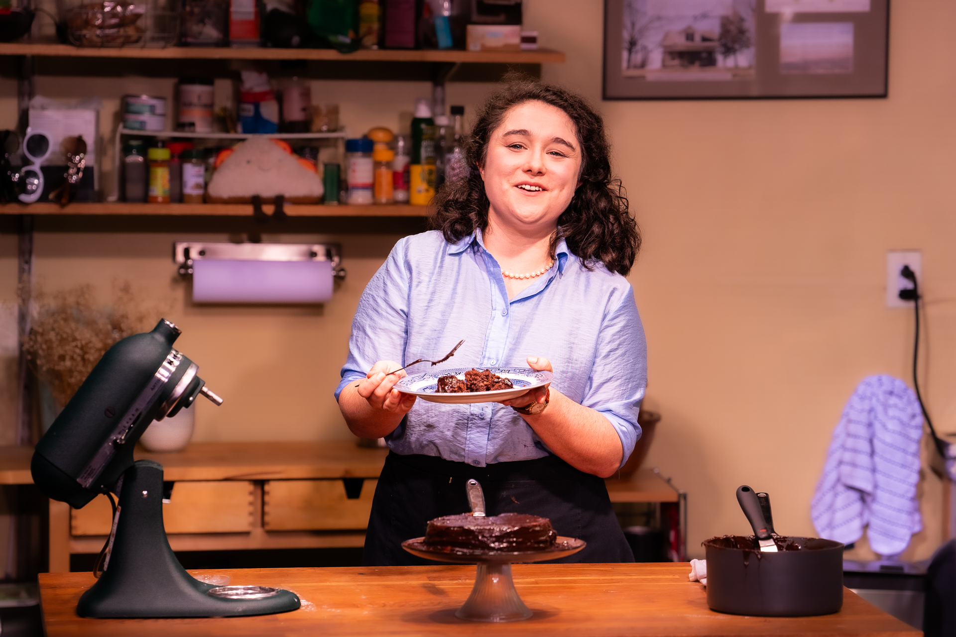  as Julia Child in Ice-ing on the Cake, Photo by Al Foote III 