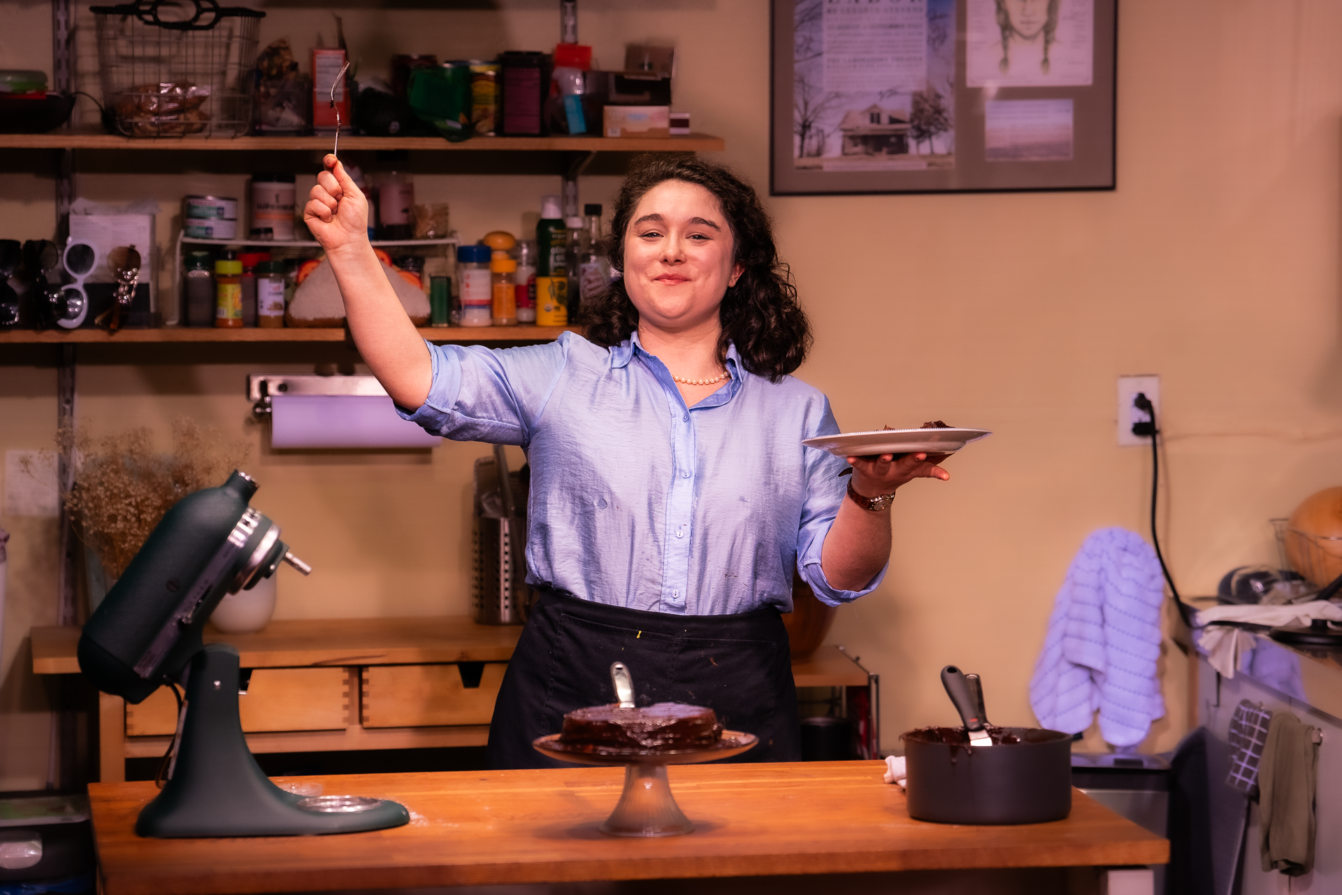  as Julia Child in Ice-ing on the Cake, Photo by Al Foote III 