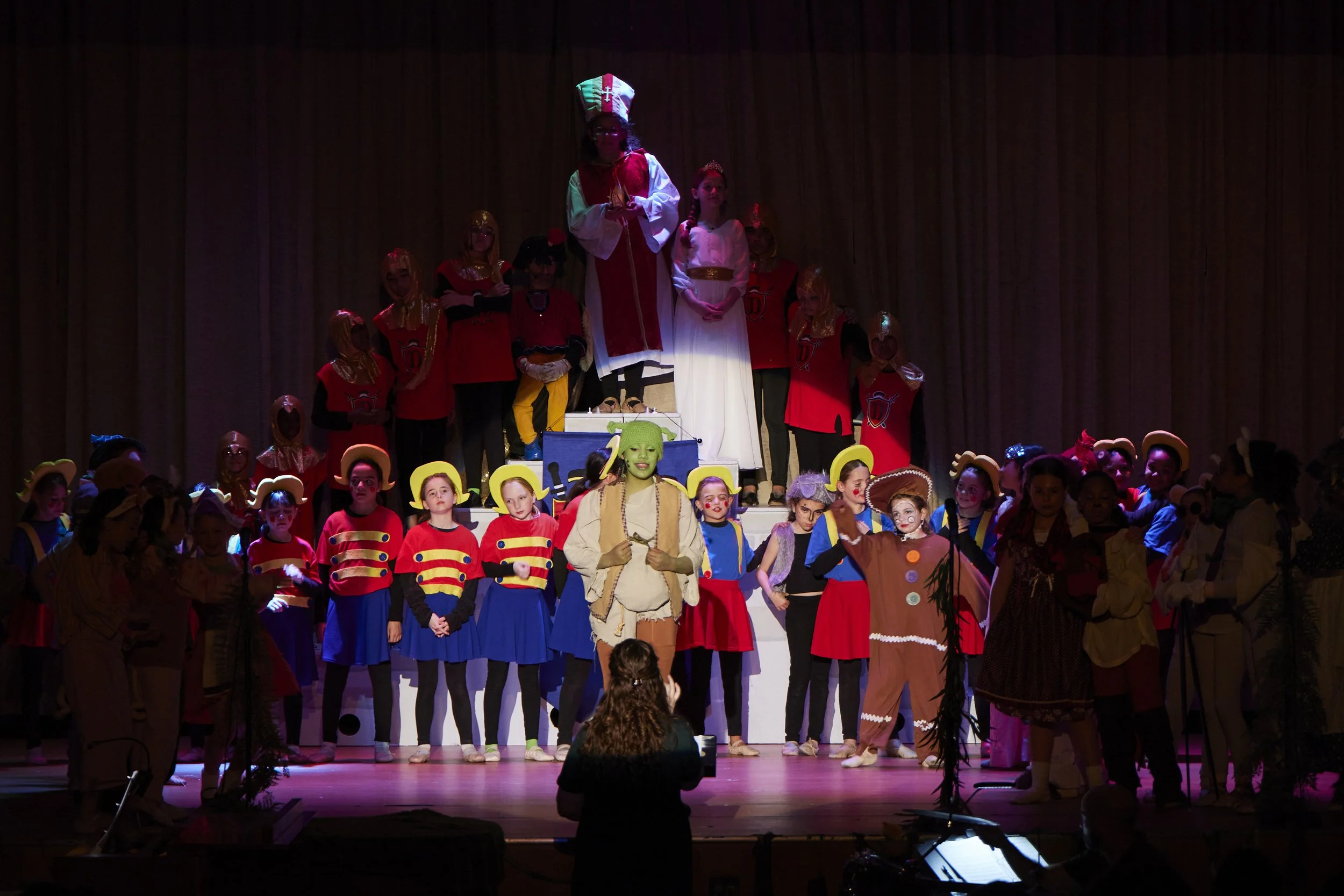  the cast of Shrek Jr. at PS 261 After School; photo by Dylan Chandler 