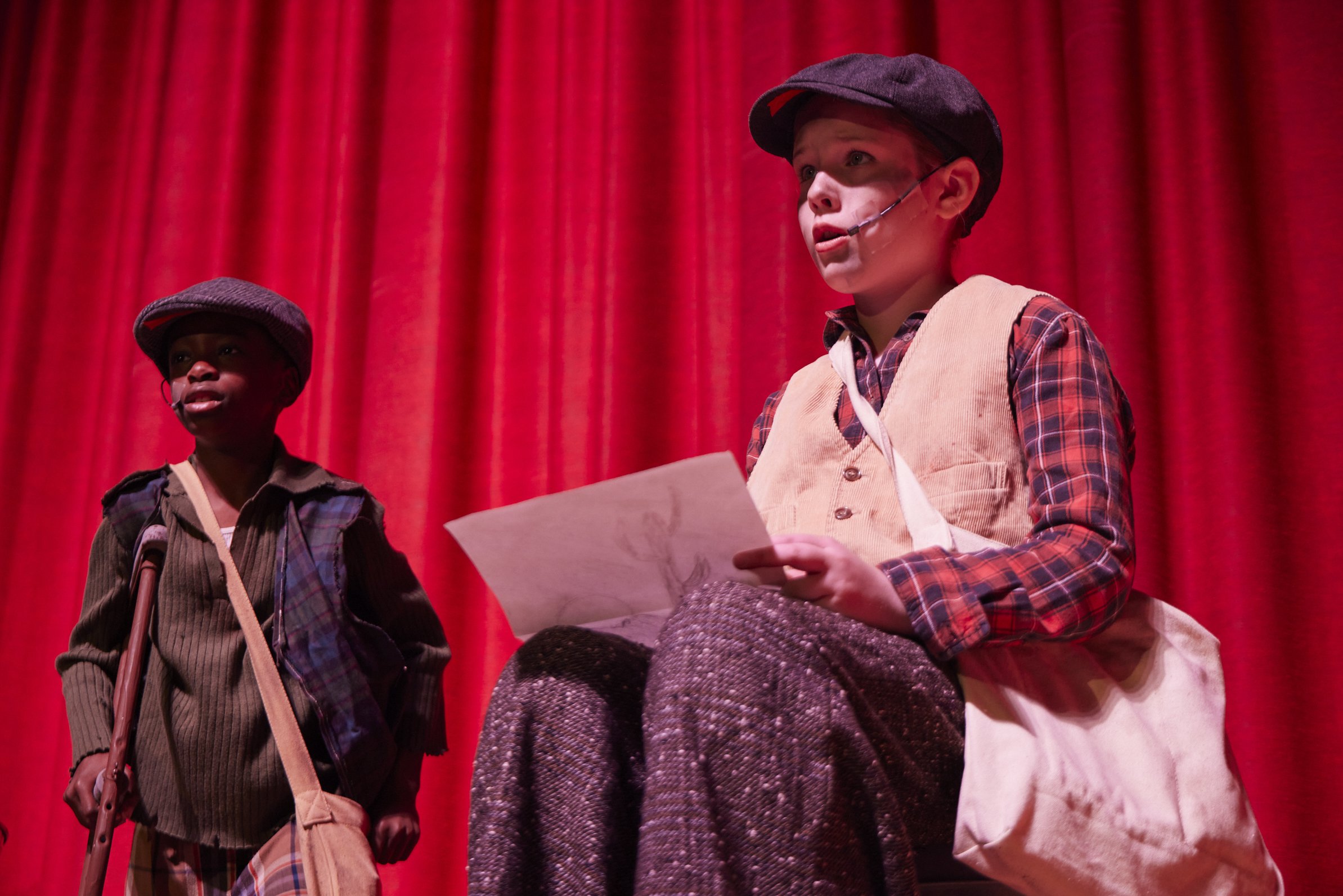  the cast of Newsies Jr. at PS 261 After School; photo by Dylan Chandler 