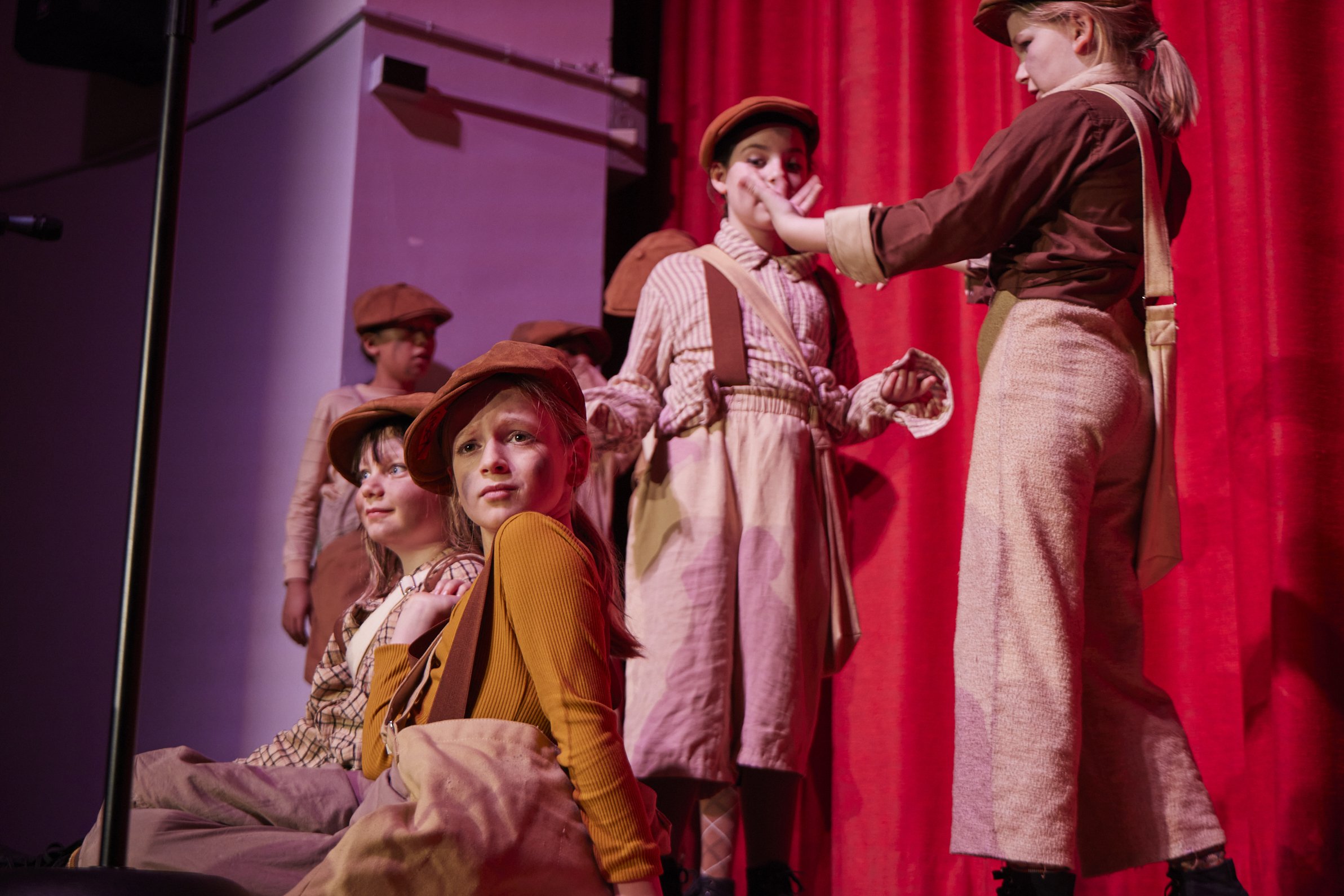  the cast of Newsies Jr. at PS 261 After School; photo by Dylan Chandler 
