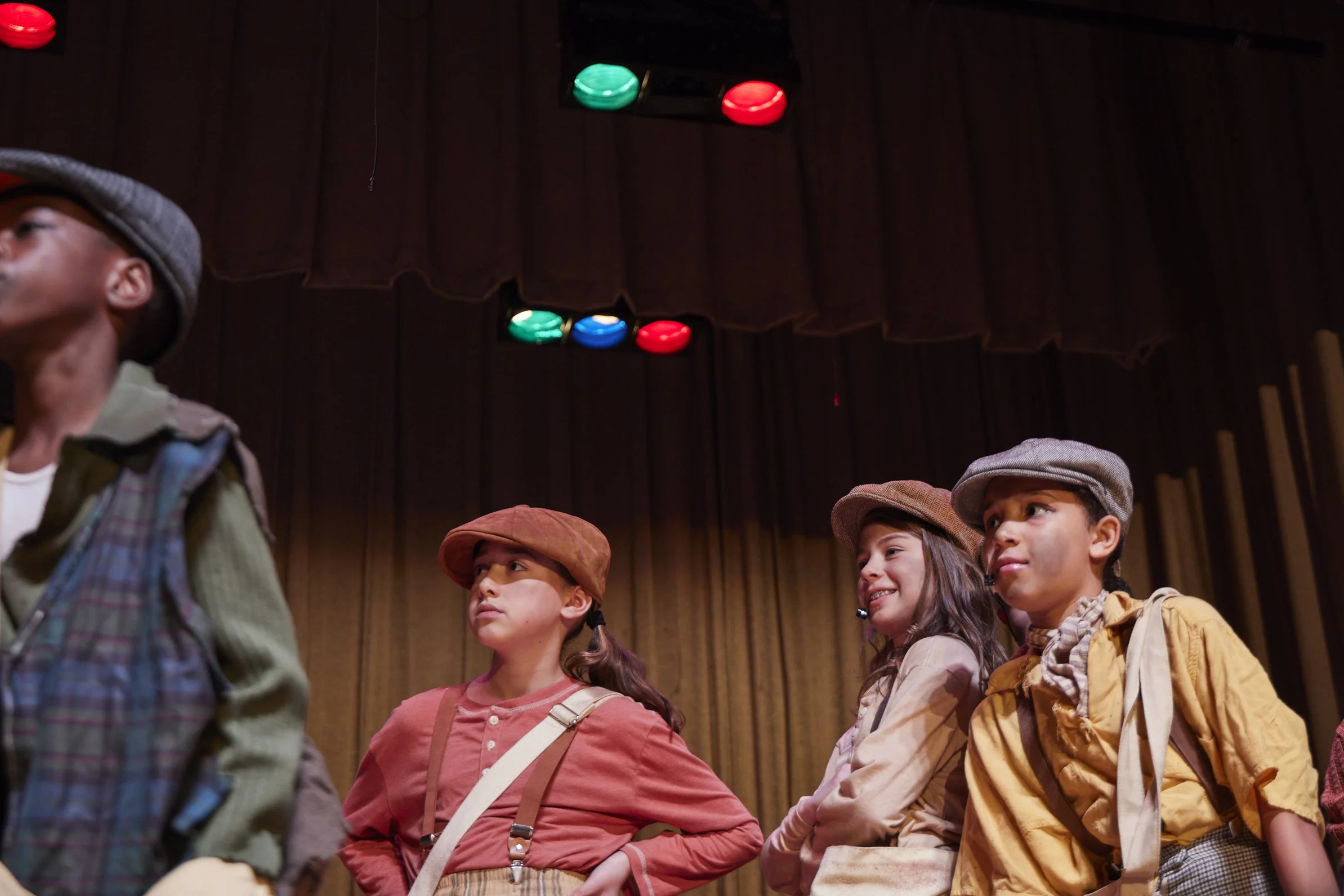  the cast of Newsies Jr. at PS 261 After School; photo by Dylan Chandler 