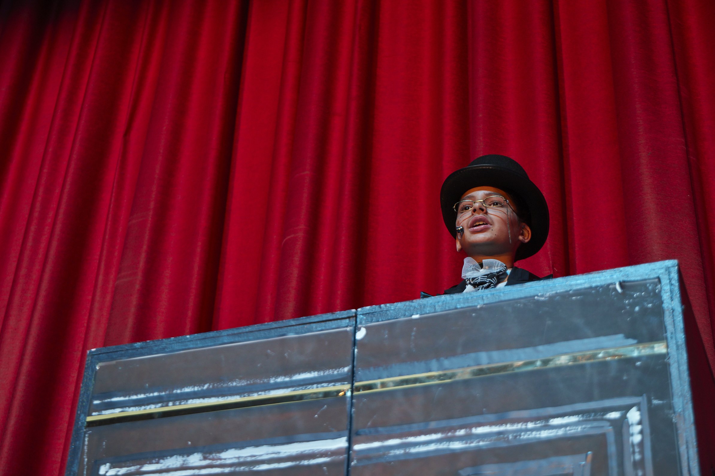  the cast of Newsies Jr. at PS 261 After School; photo by Dylan Chandler 