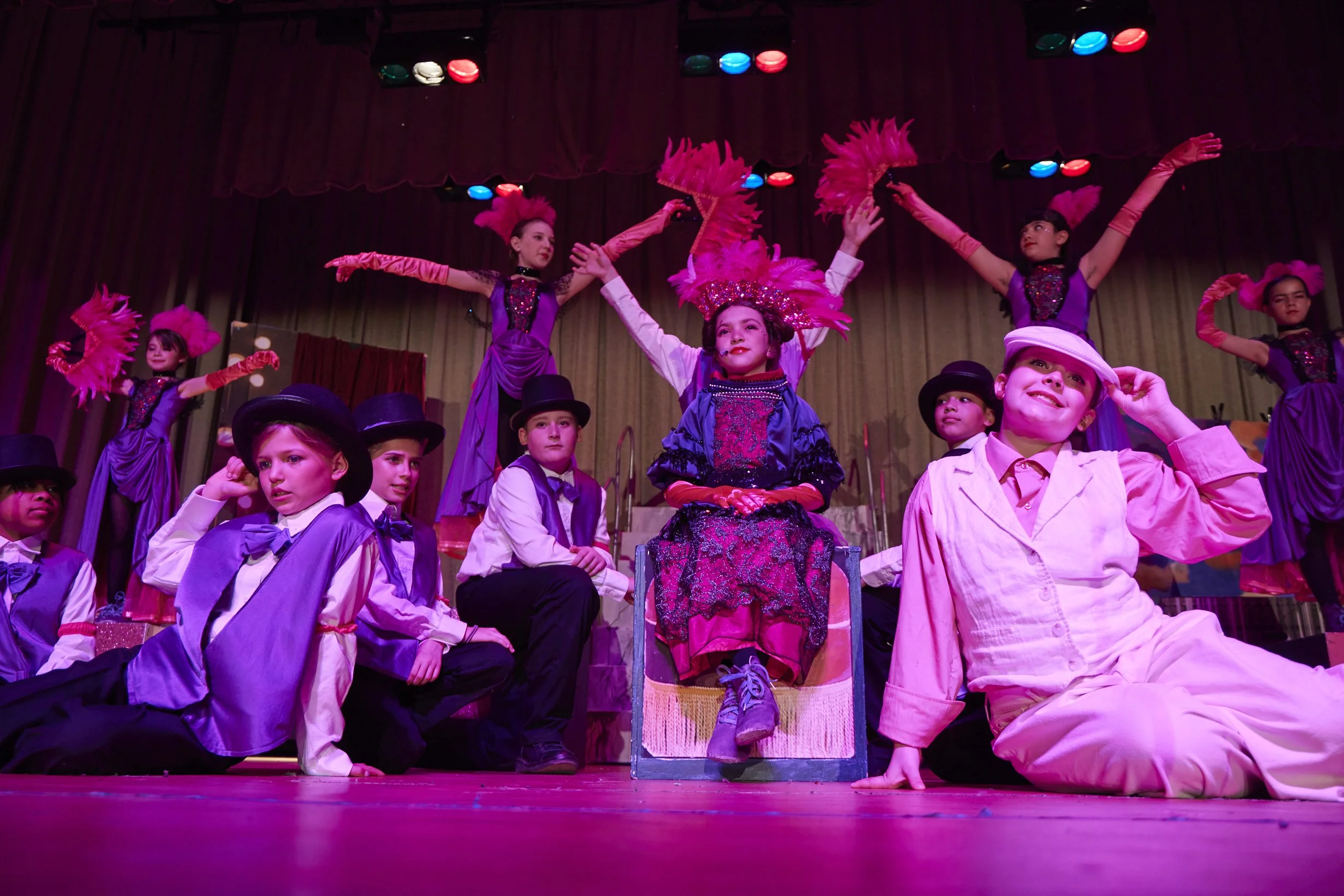  the cast of Newsies Jr. at PS 261 After School; photo by Dylan Chandler 