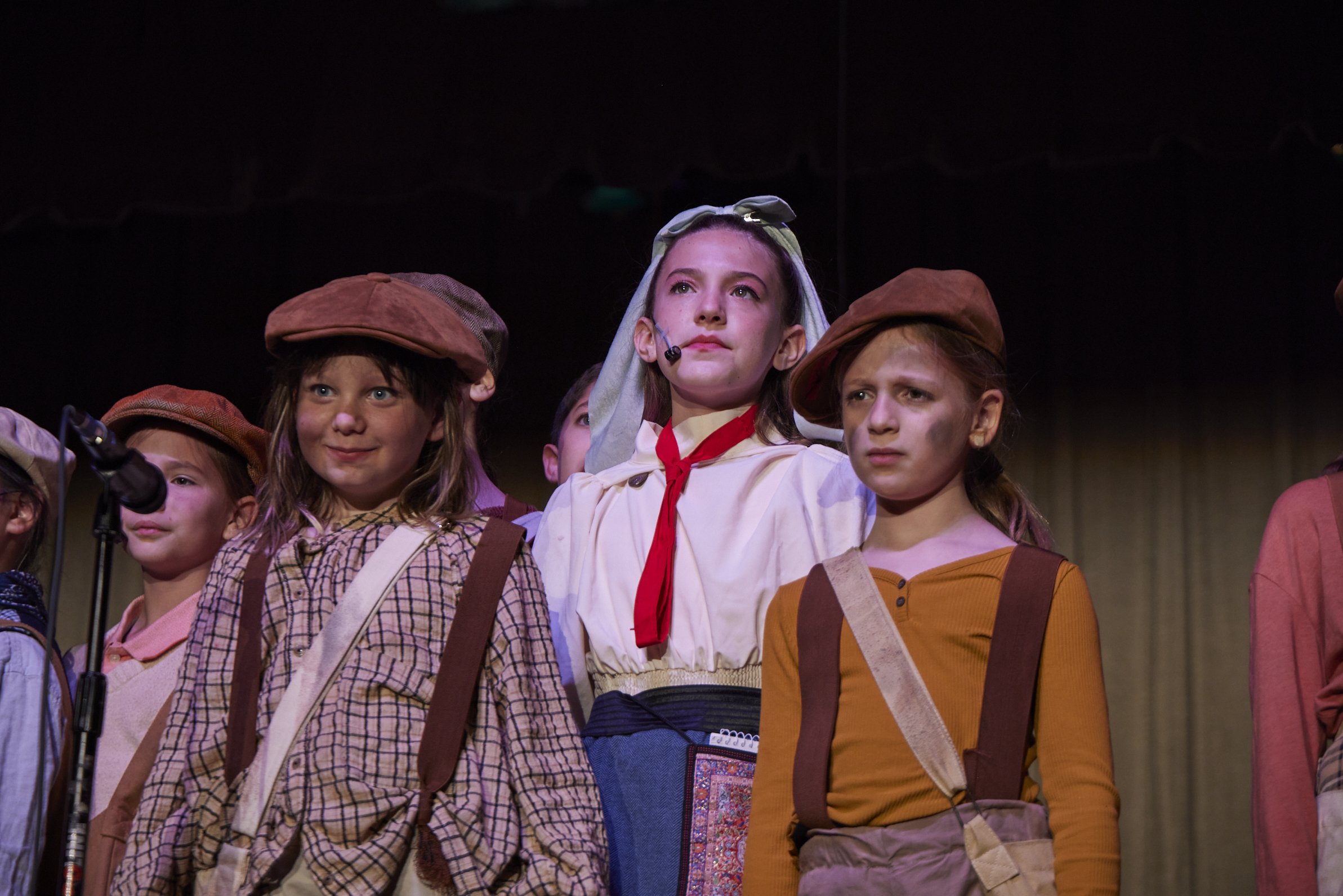  the cast of Newsies Jr. at PS 261 After School; photo by Dylan Chandler 