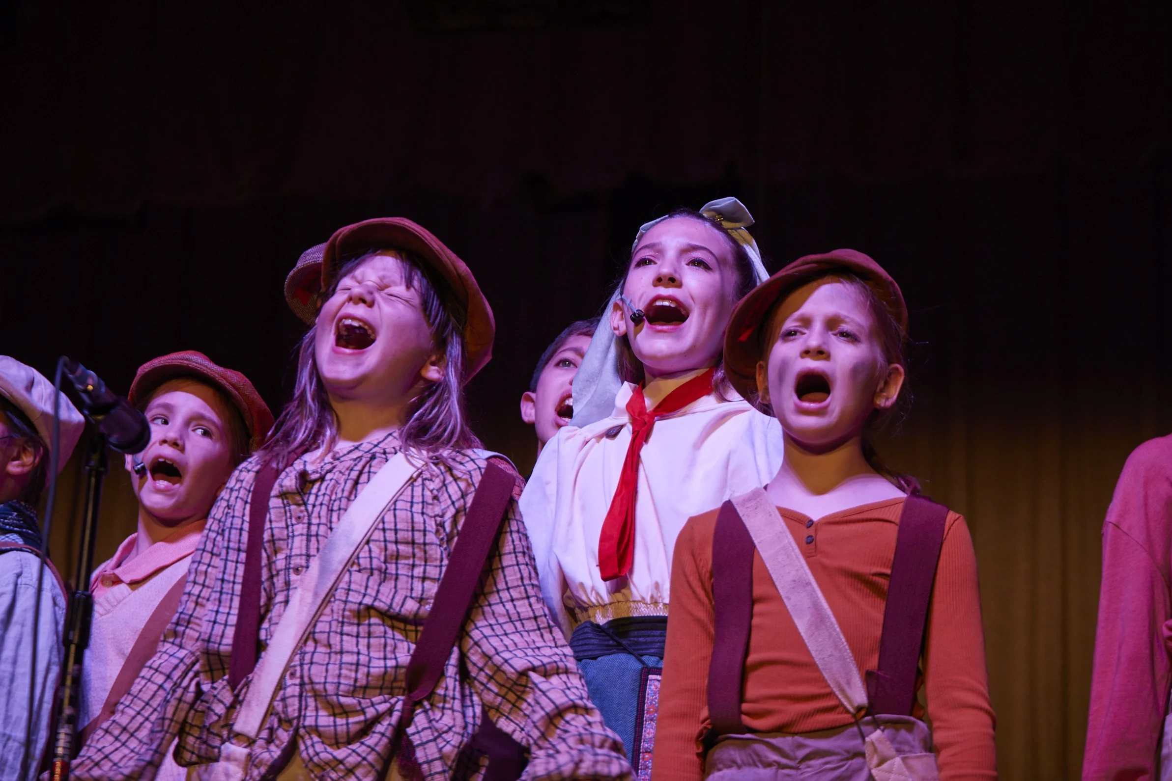  the cast of Newsies Jr. at PS 261 After School; photo by Dylan Chandler 