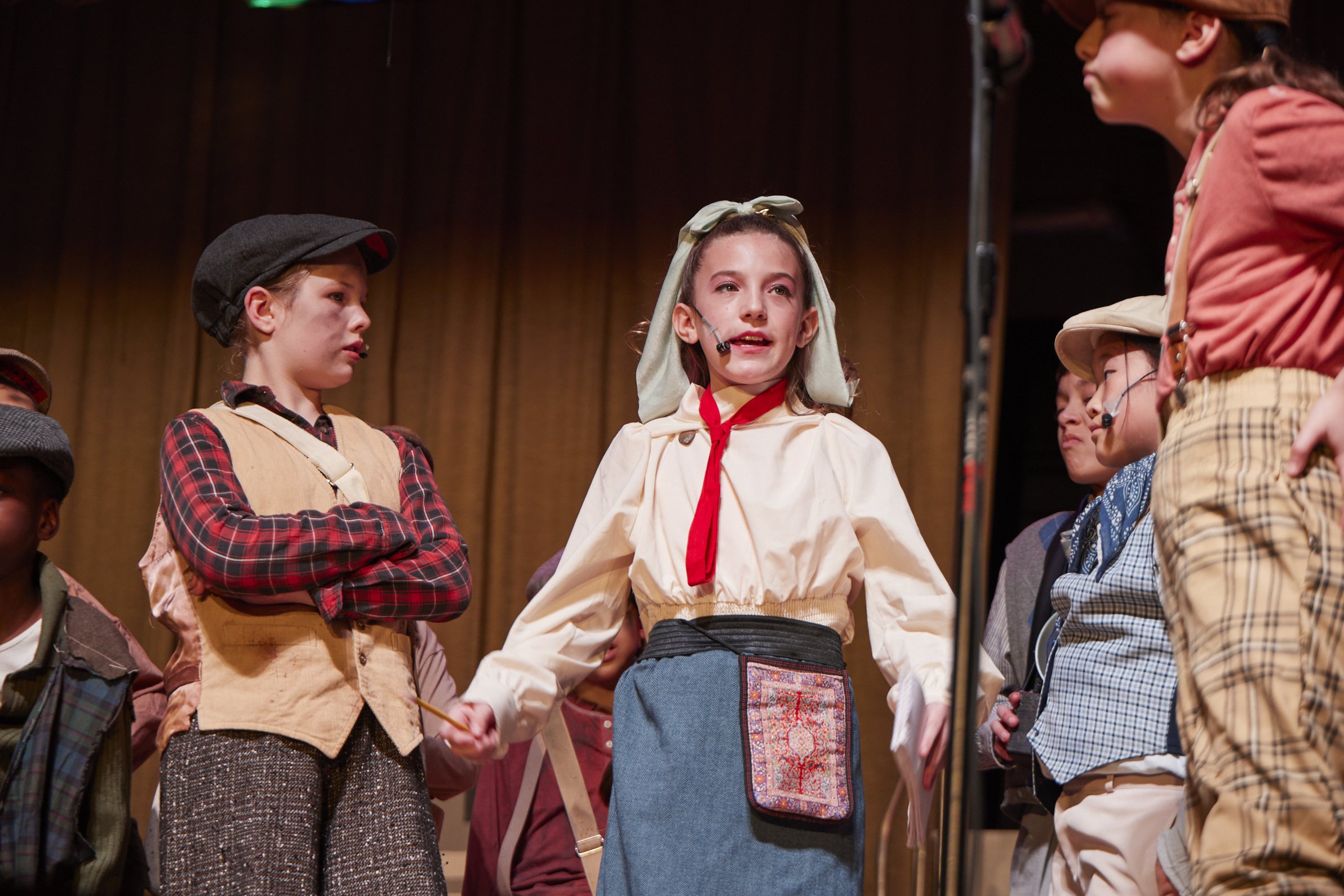  the cast of Newsies Jr. at PS 261 After School; photo by Dylan Chandler 