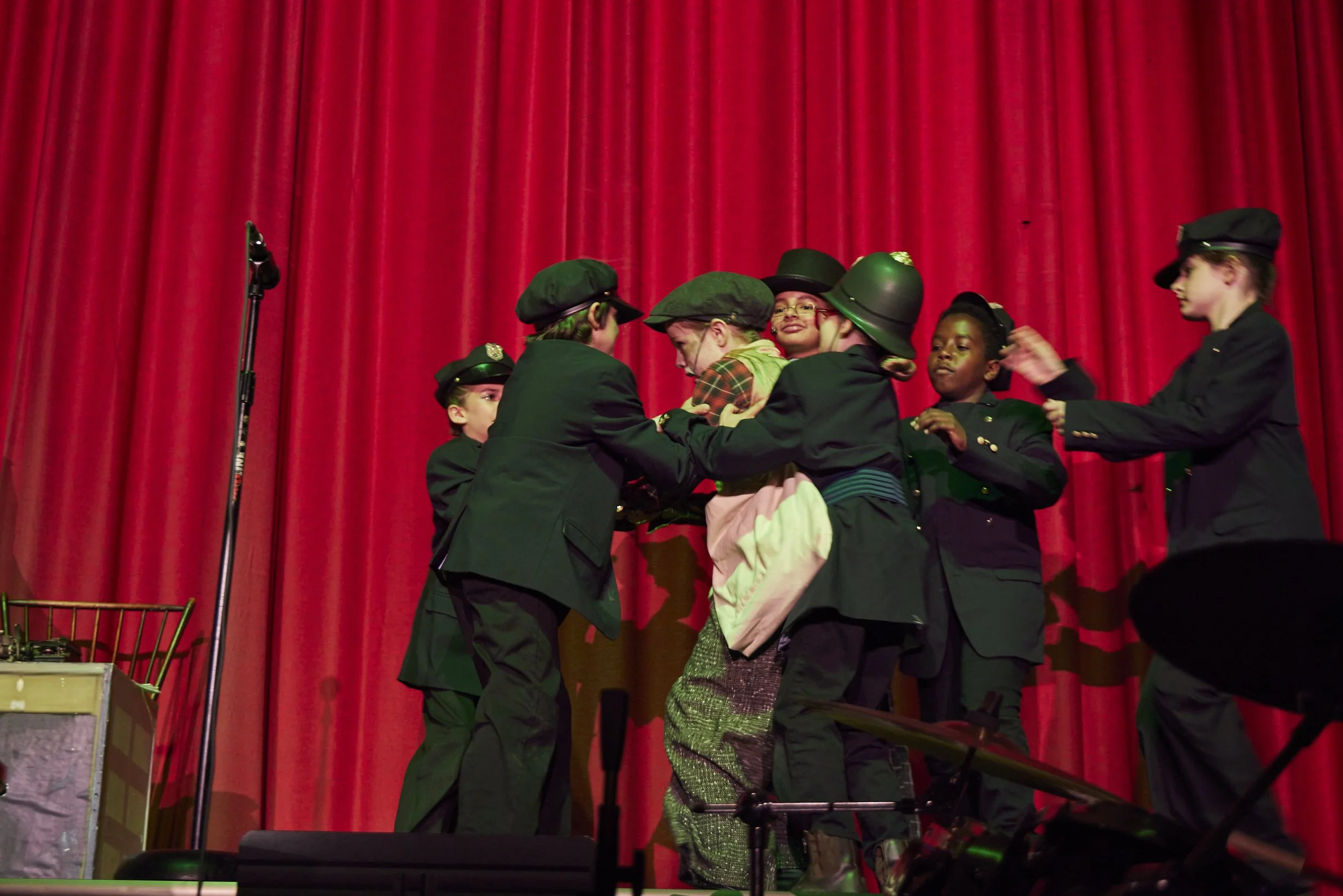  the cast of Newsies Jr. at PS 261 After School; photo by Dylan Chandler 