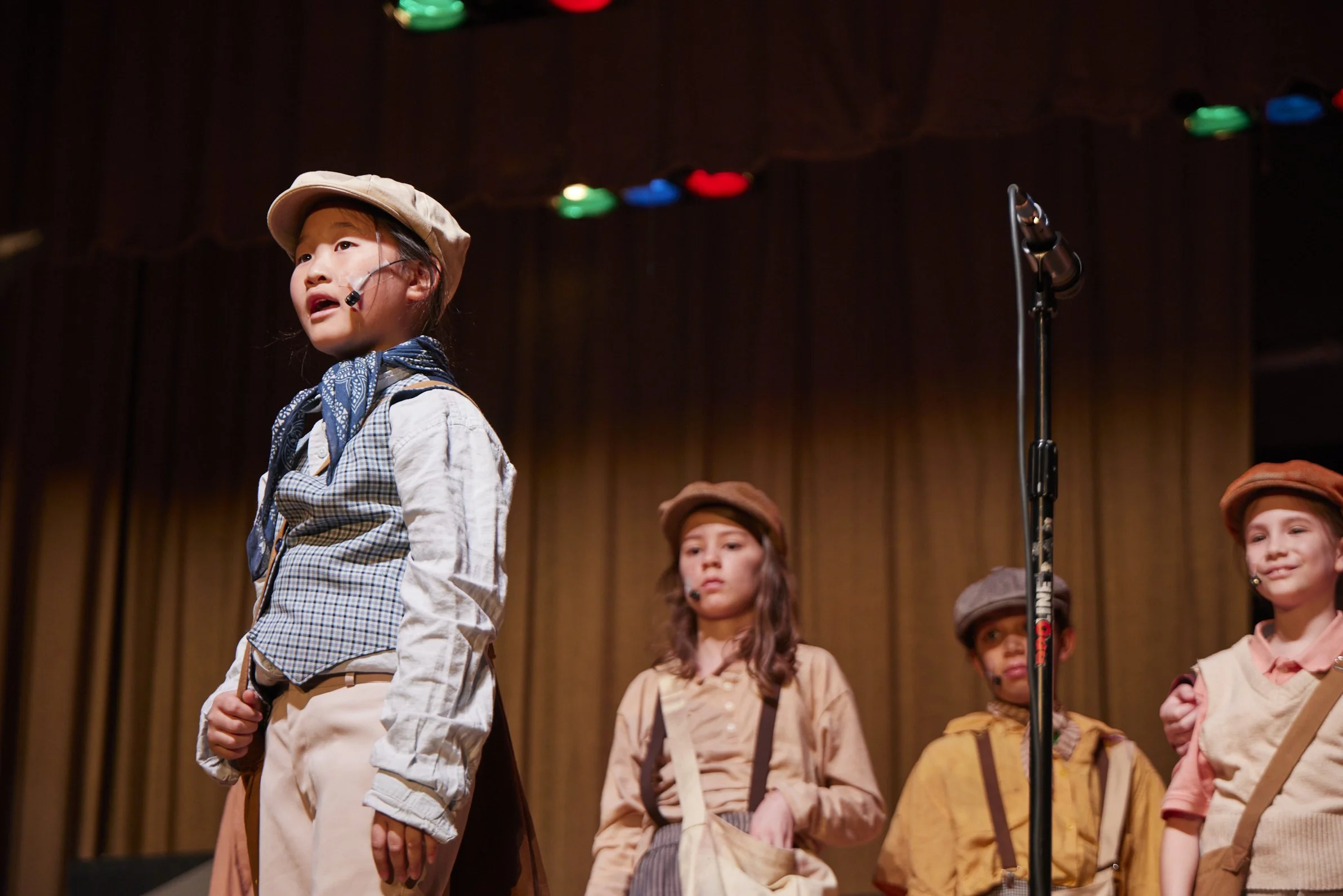 the cast of Newsies Jr. at PS 261 After School; photo by Dylan Chandler 