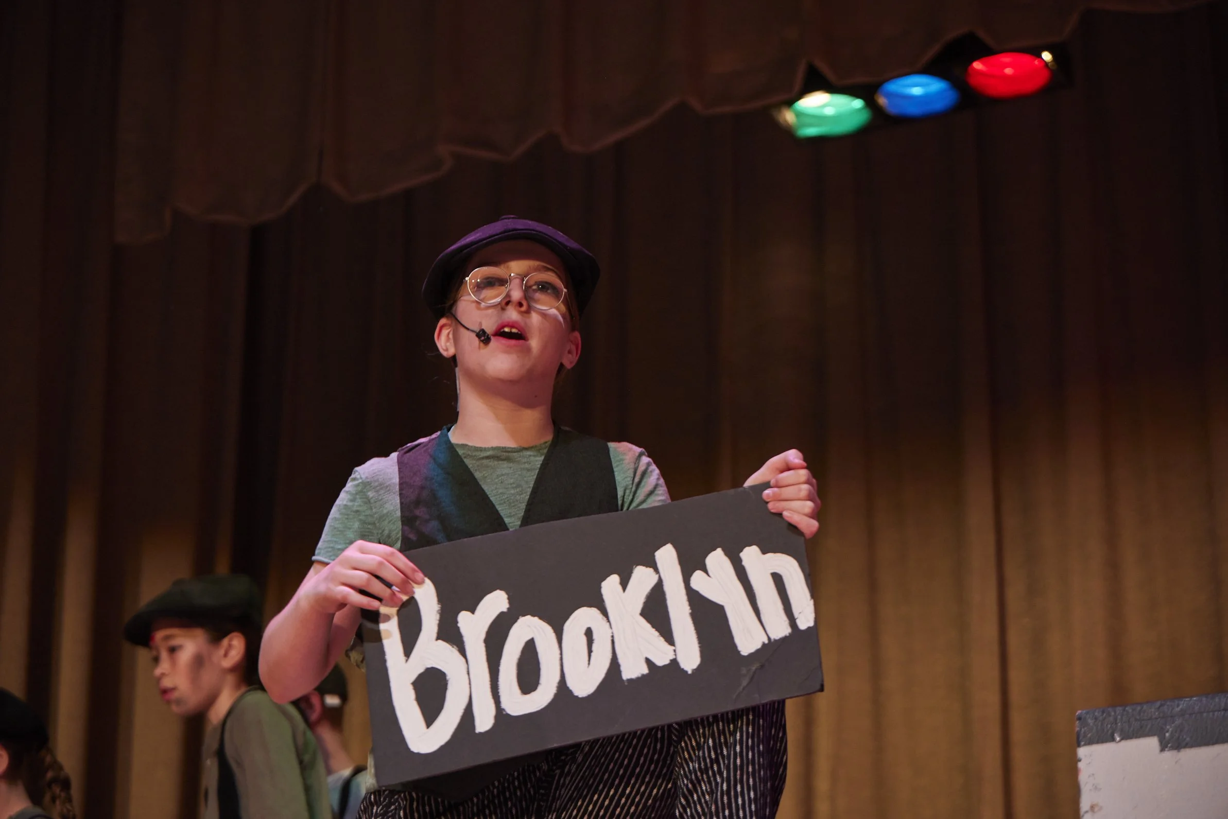  the cast of Newsies Jr. at PS 261 After School; photo by Dylan Chandler 