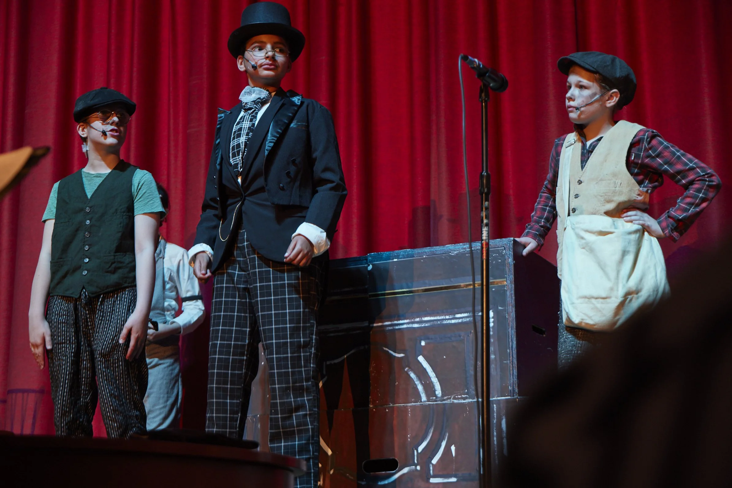  the cast of Newsies Jr. at PS 261 After School; photo by Dylan Chandler 