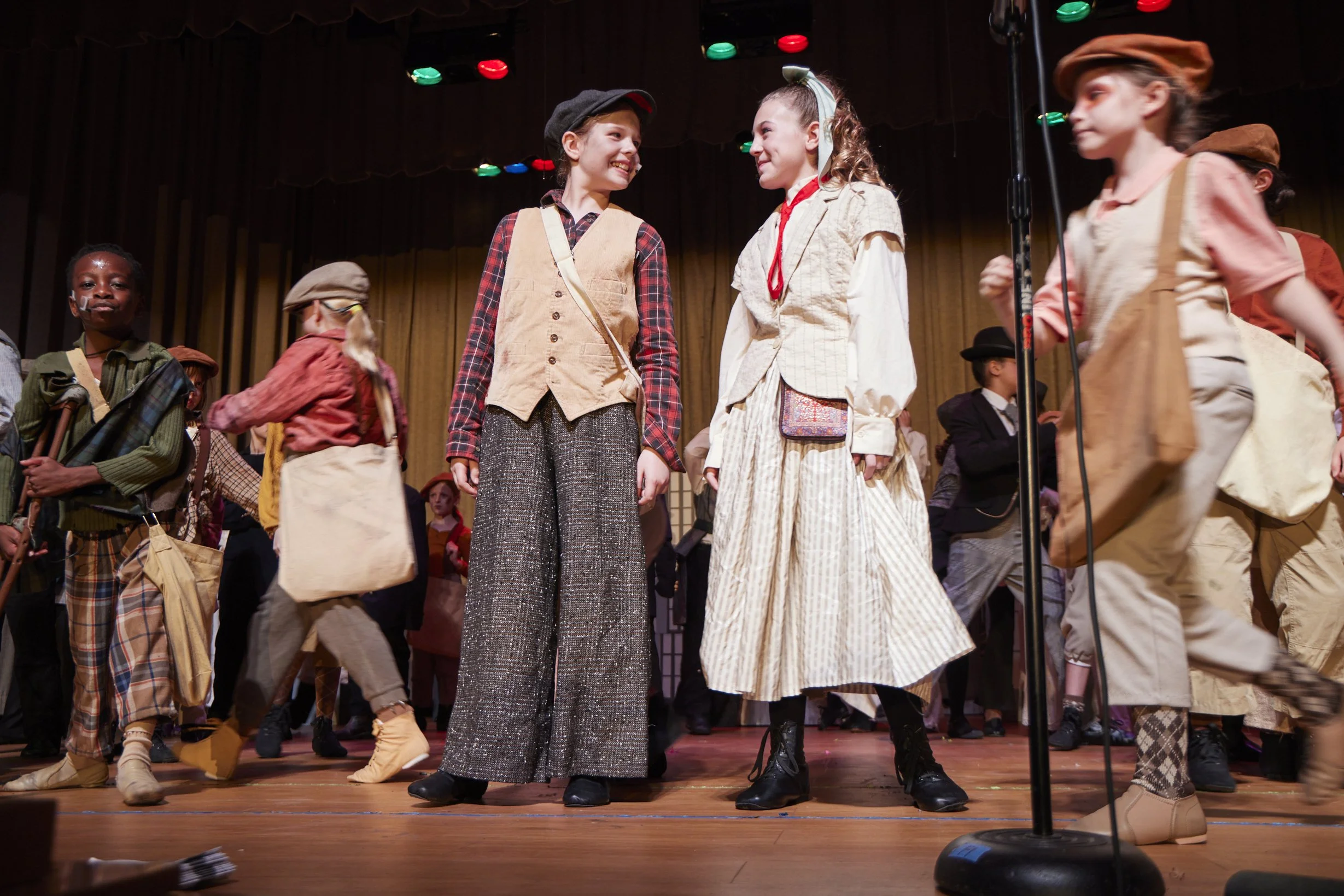  the cast of Newsies Jr. at PS 261 After School; photo by Dylan Chandler 
