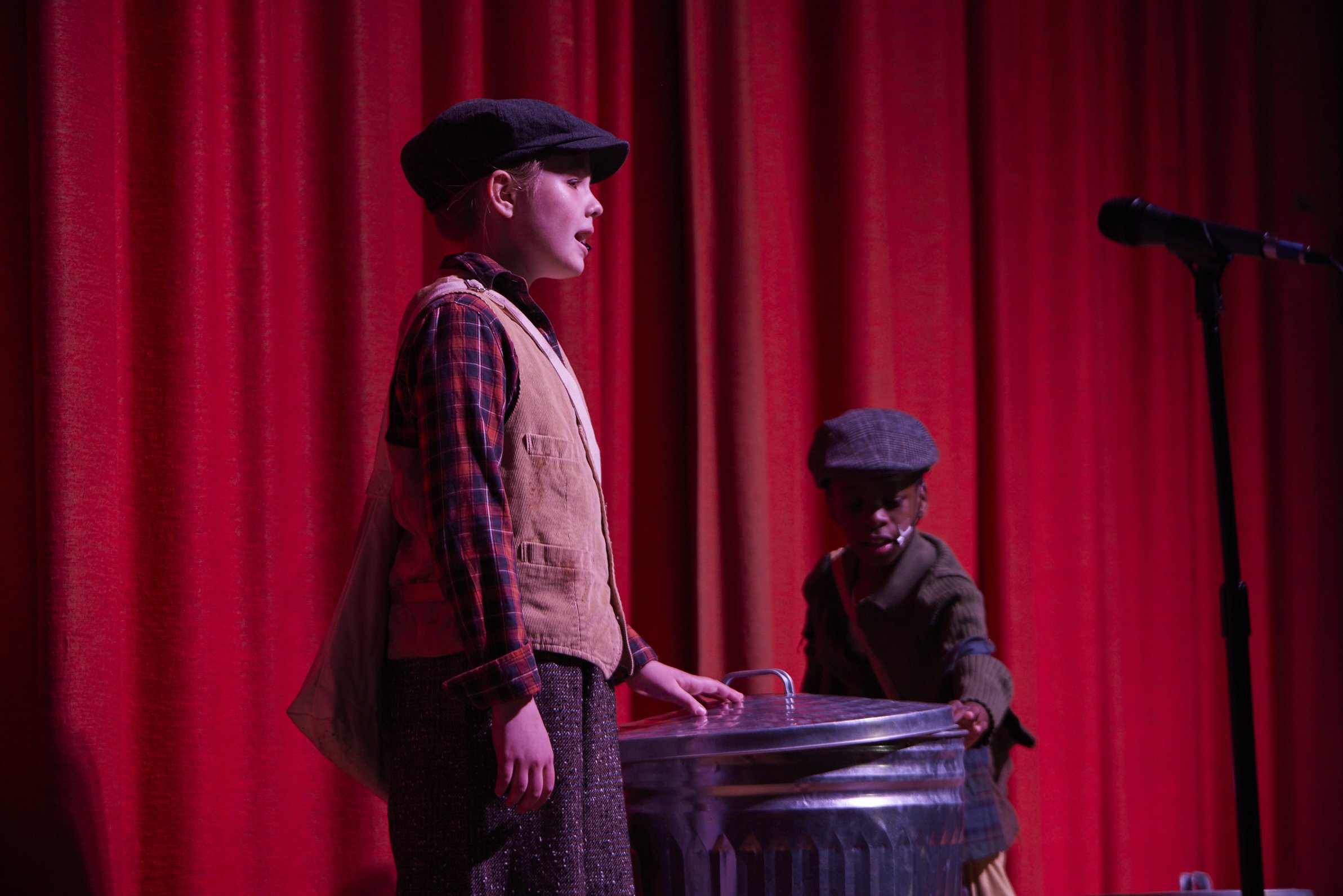  the cast of Newsies Jr. at PS 261 After School; photo by Dylan Chandler 