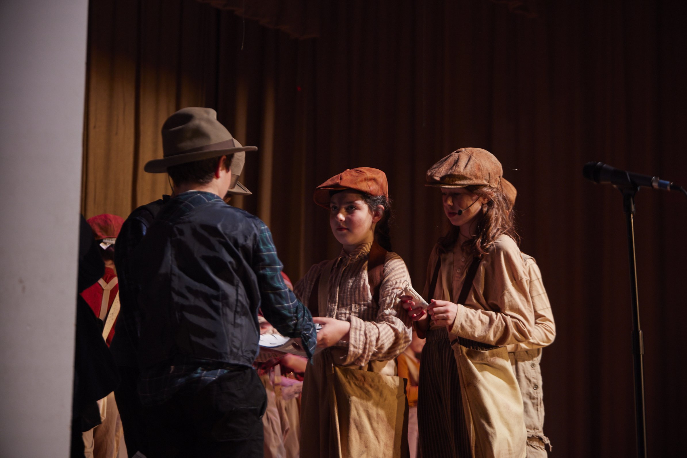  the cast of Newsies Jr. at PS 261 After School; photo by Dylan Chandler 