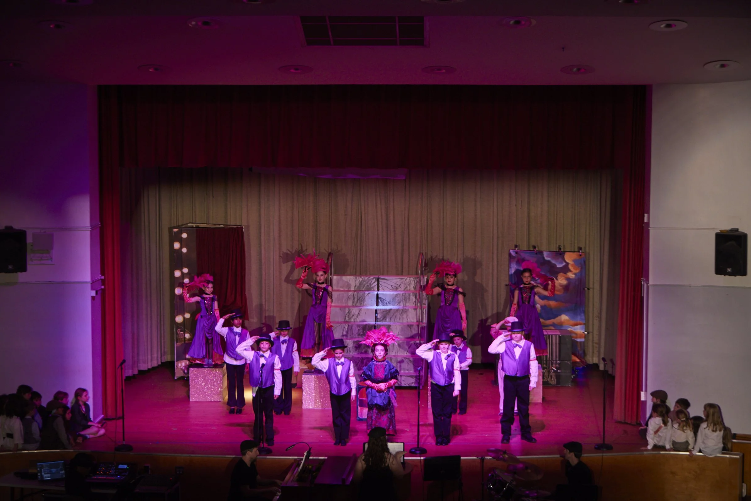  the cast of Newsies Jr. at PS 261 After School; photo by Dylan Chandler 