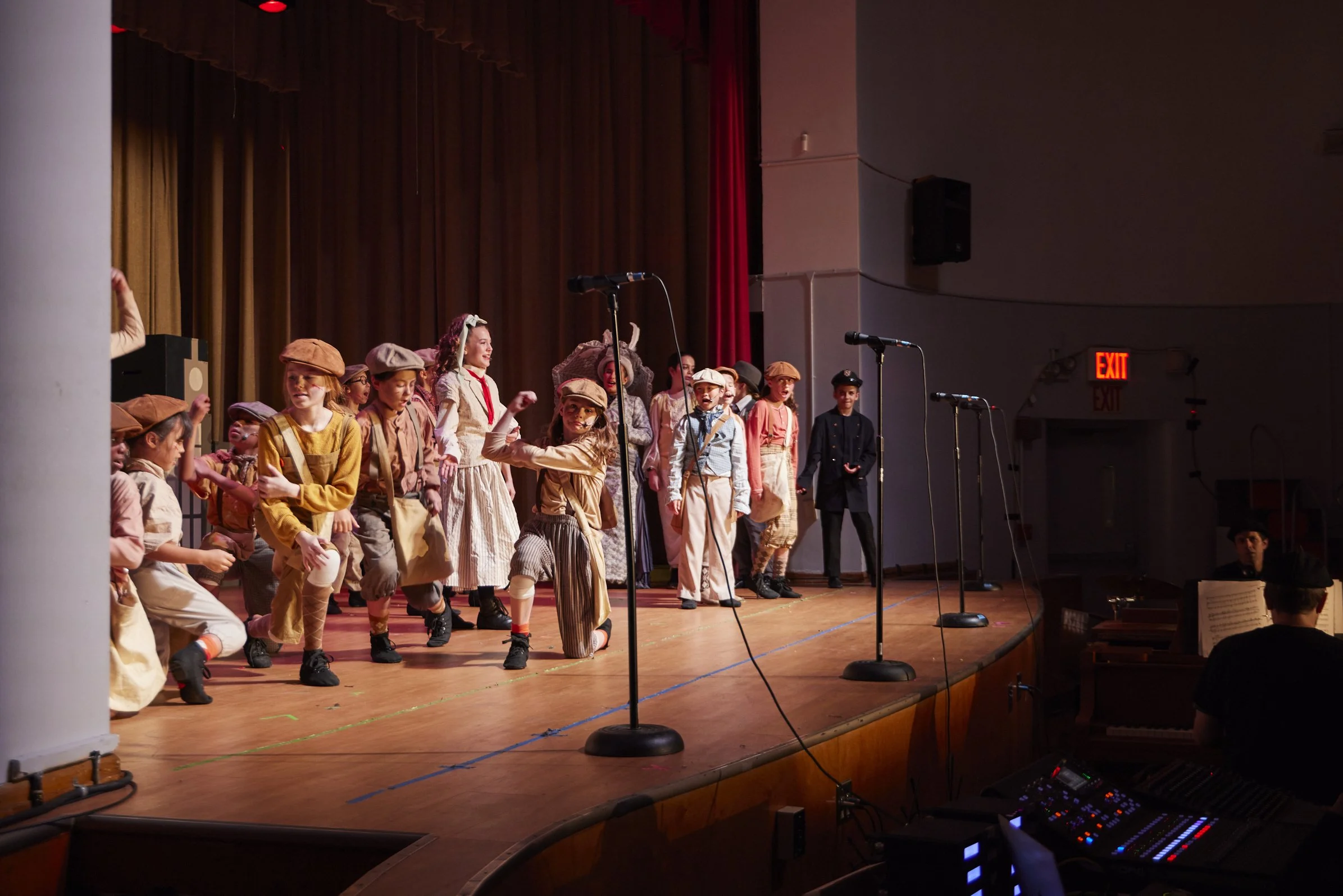  the cast of Newsies Jr. at PS 261 After School; photo by Dylan Chandler 