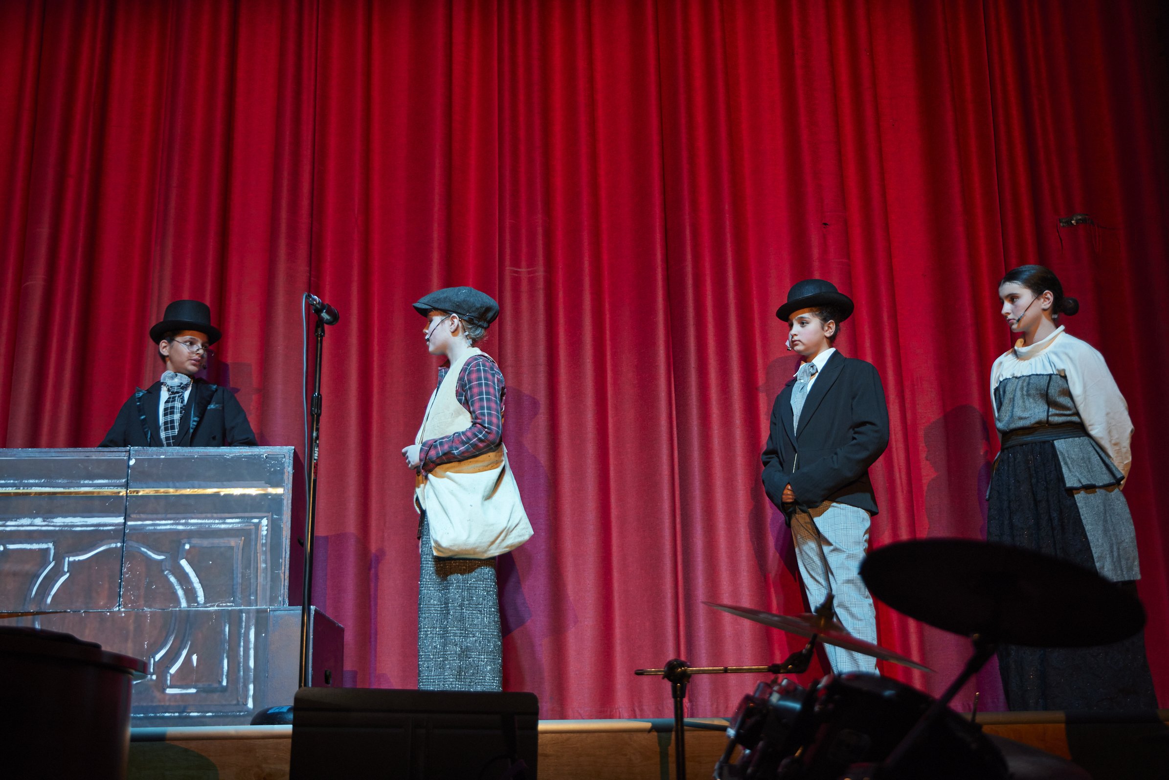  the cast of Newsies Jr. at PS 261 After School; photo by Dylan Chandler 