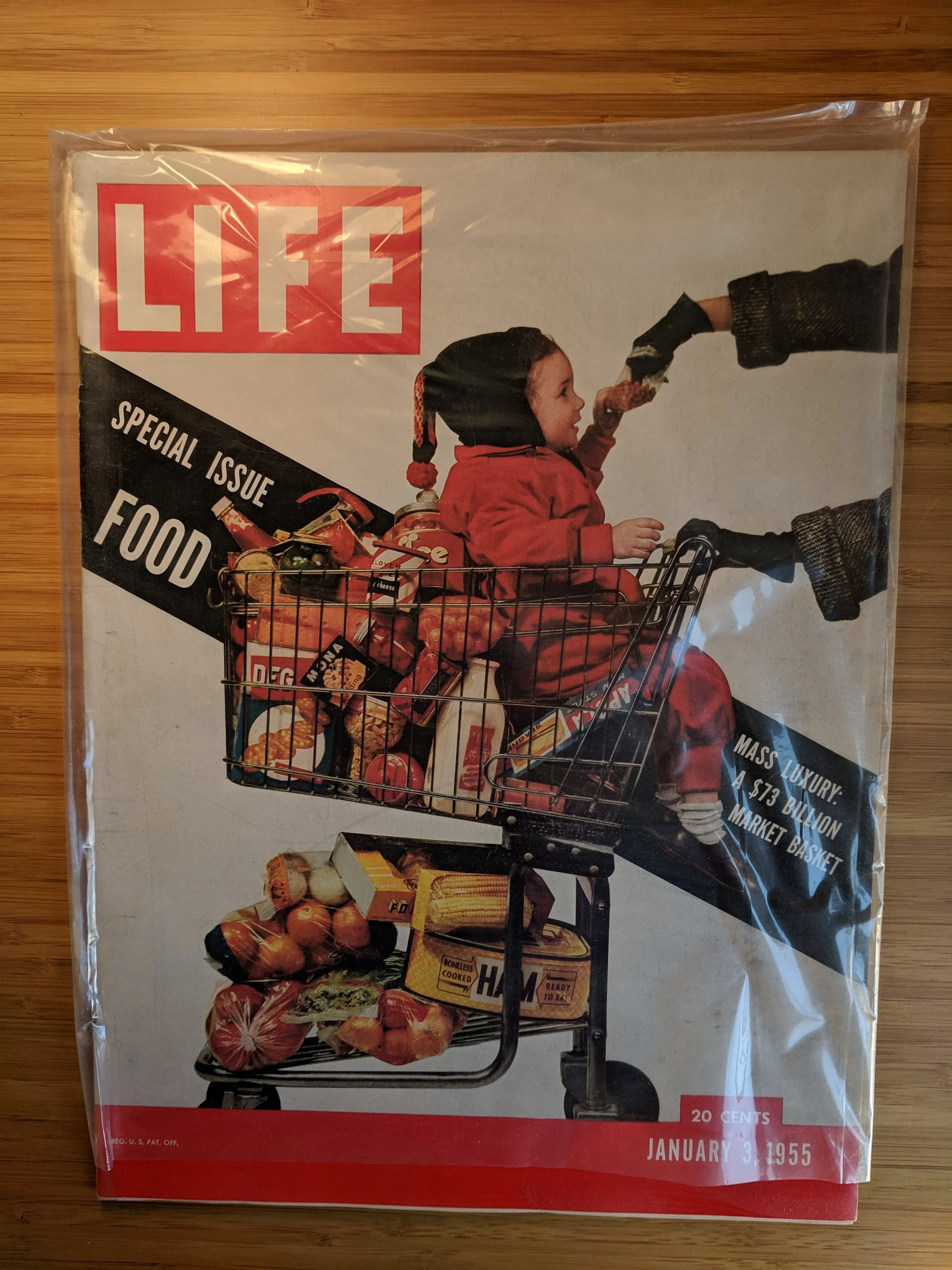 LIFE Magazine, “Special Issue: Food”, January 3, 1955