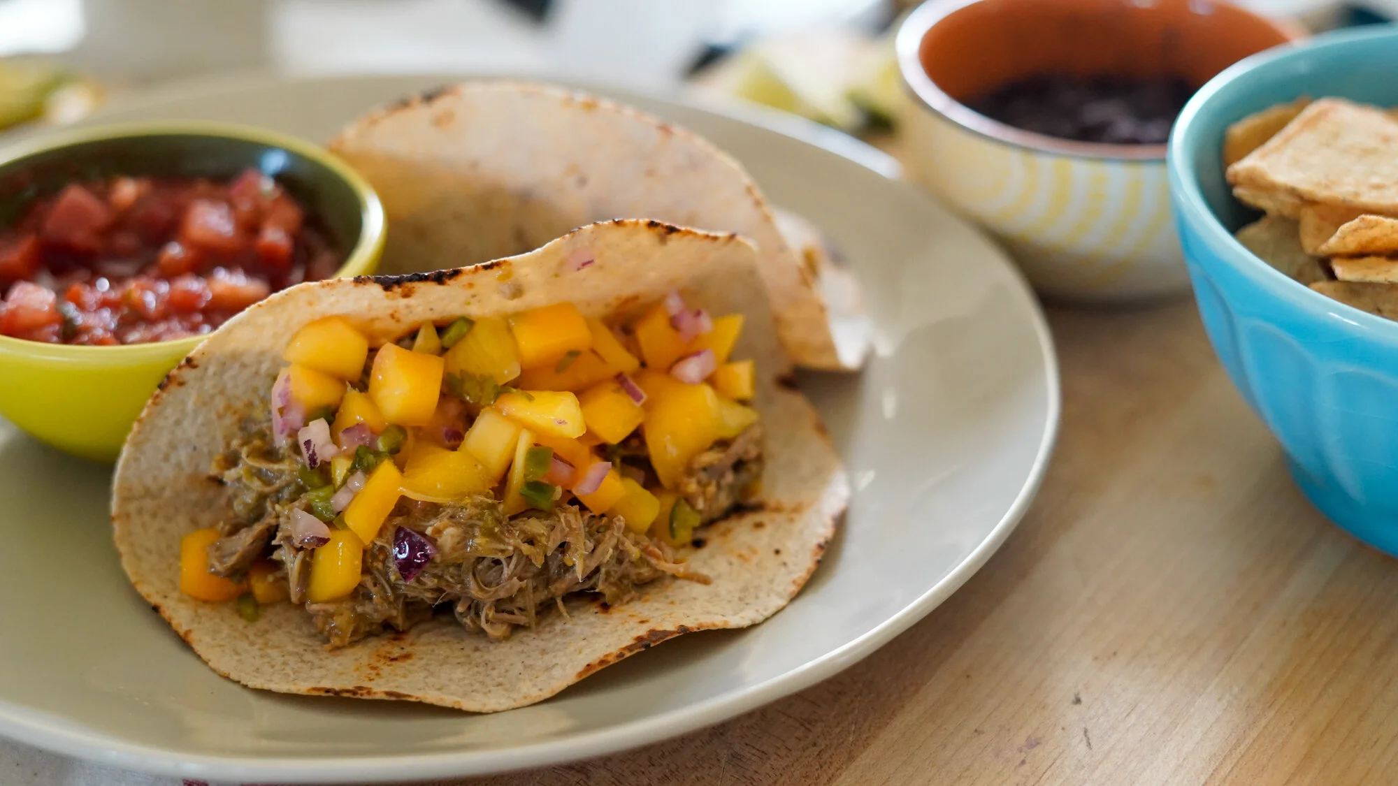 Pork verde tacos - night #1