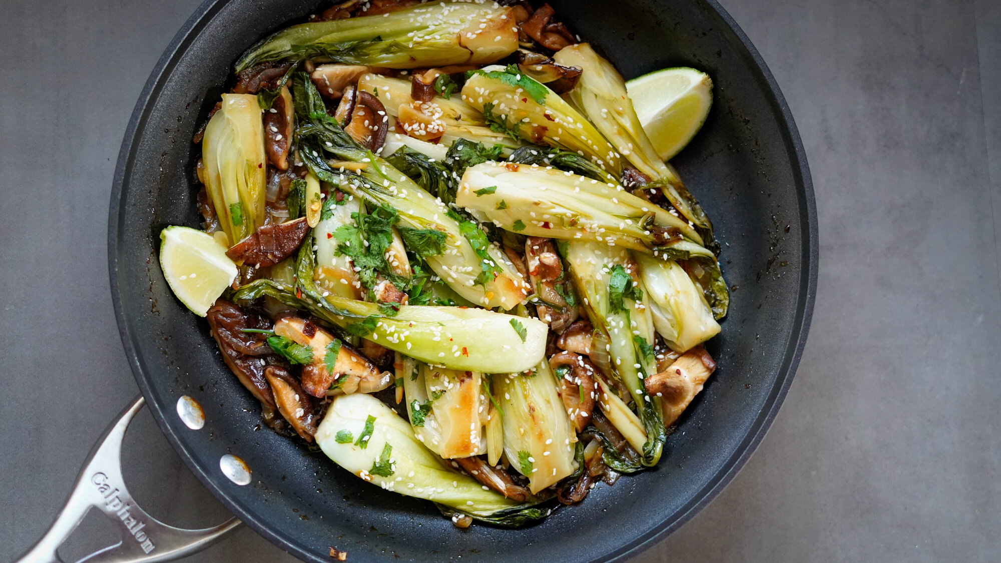 Bok Choy Shitake Stir Fry — Hazel & Blue