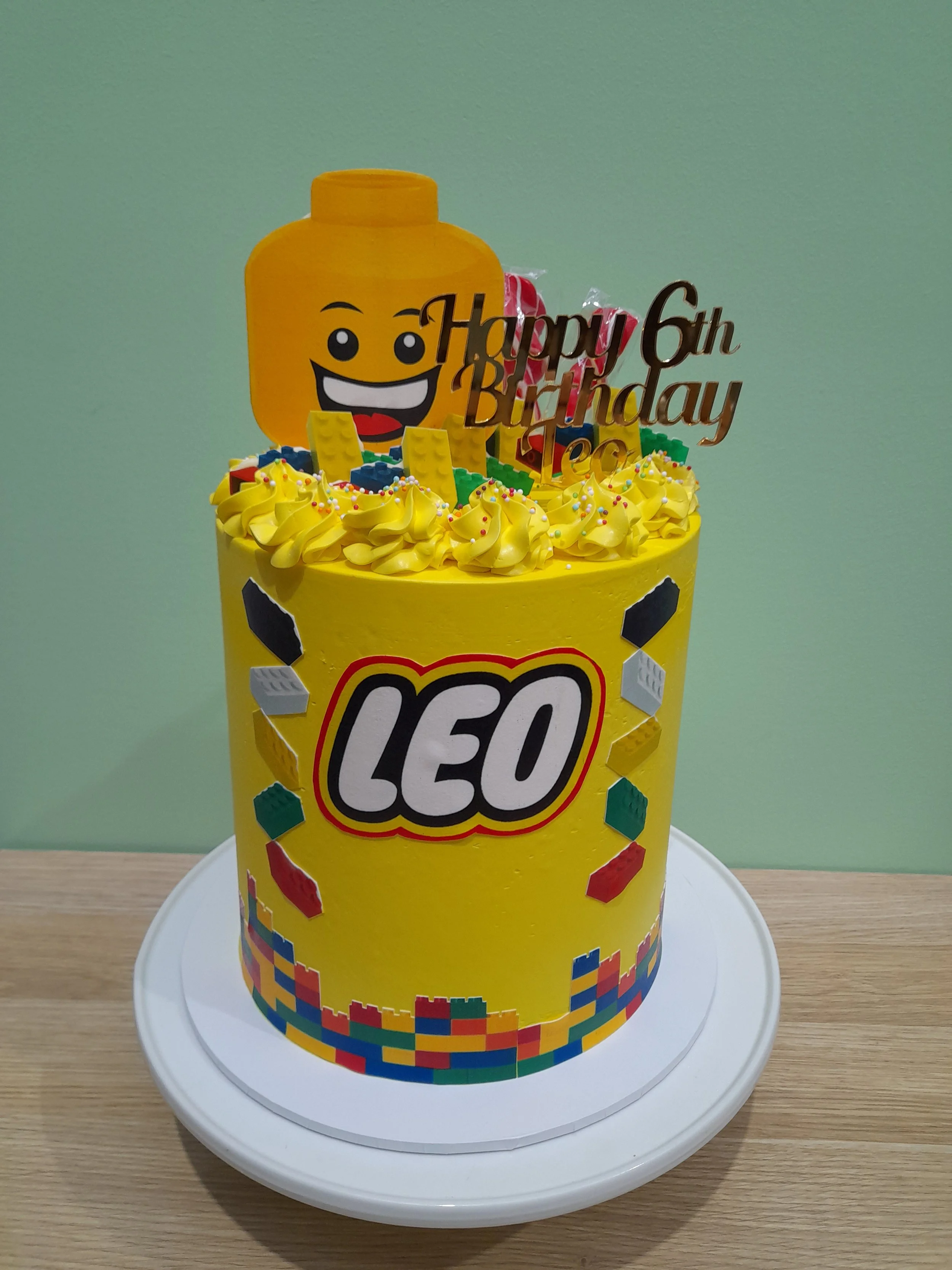 Tall Kids Cake Melbourne 10 large to 80 small slices — Stylish Cakes Co.