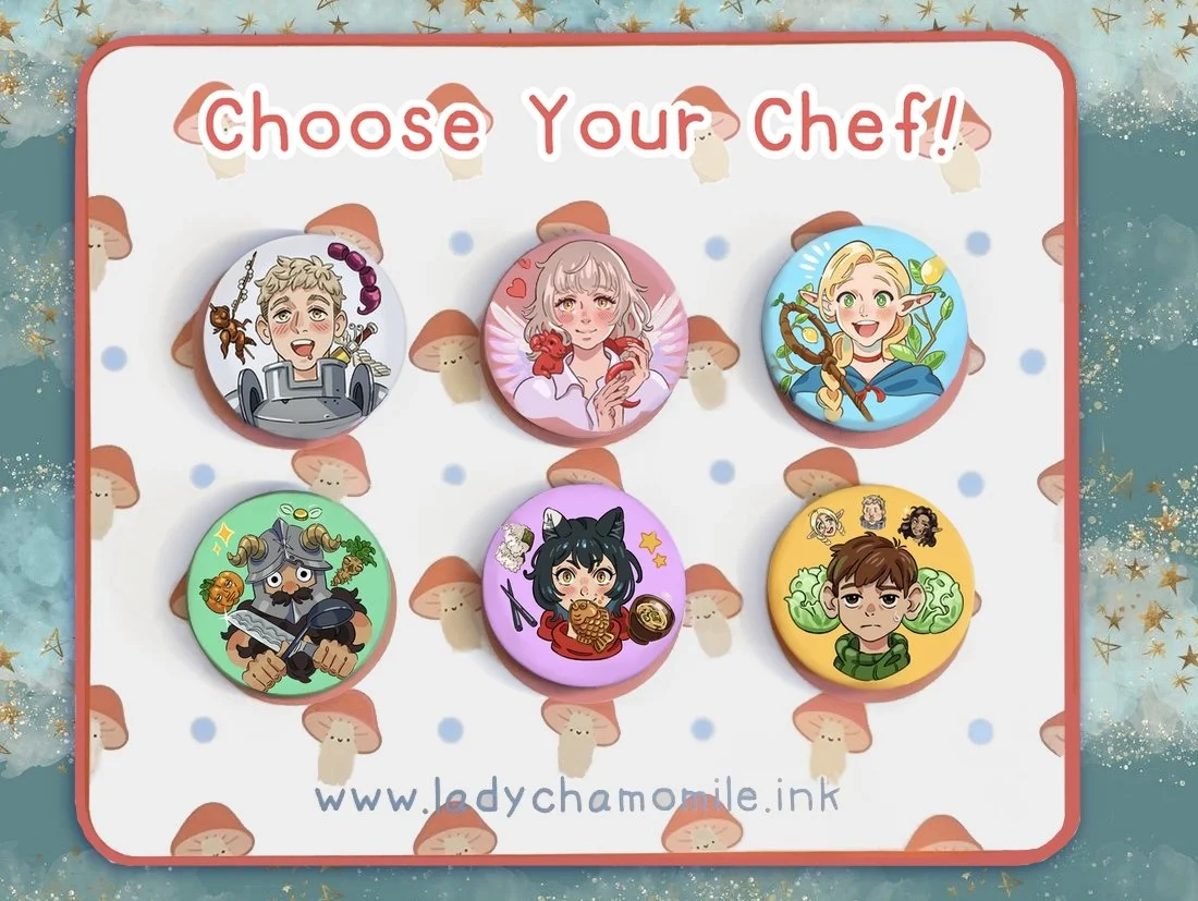 dungeon meshi buttons.jpg