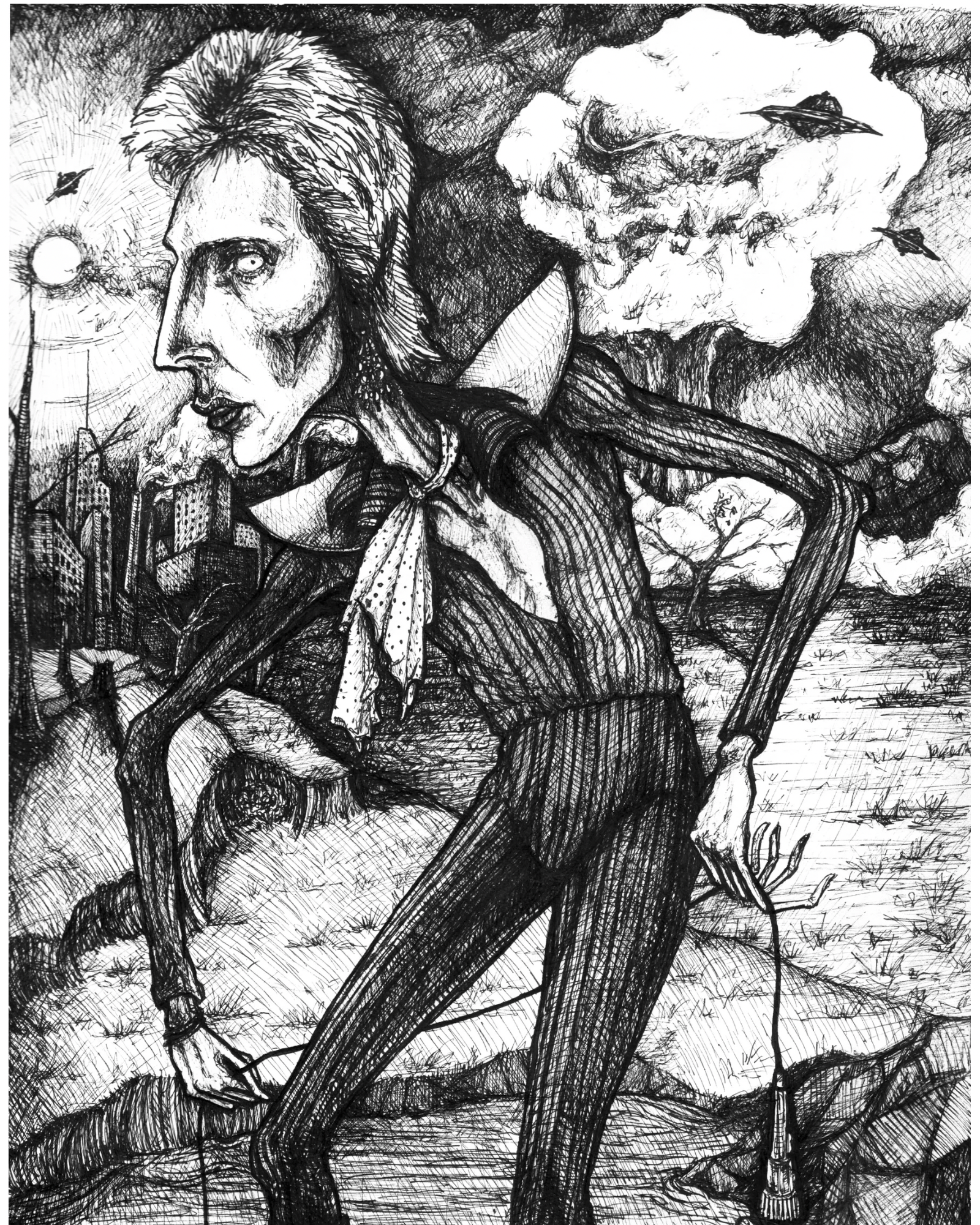 Five Years, Leigh Anita, Pen + Ink, 2012.