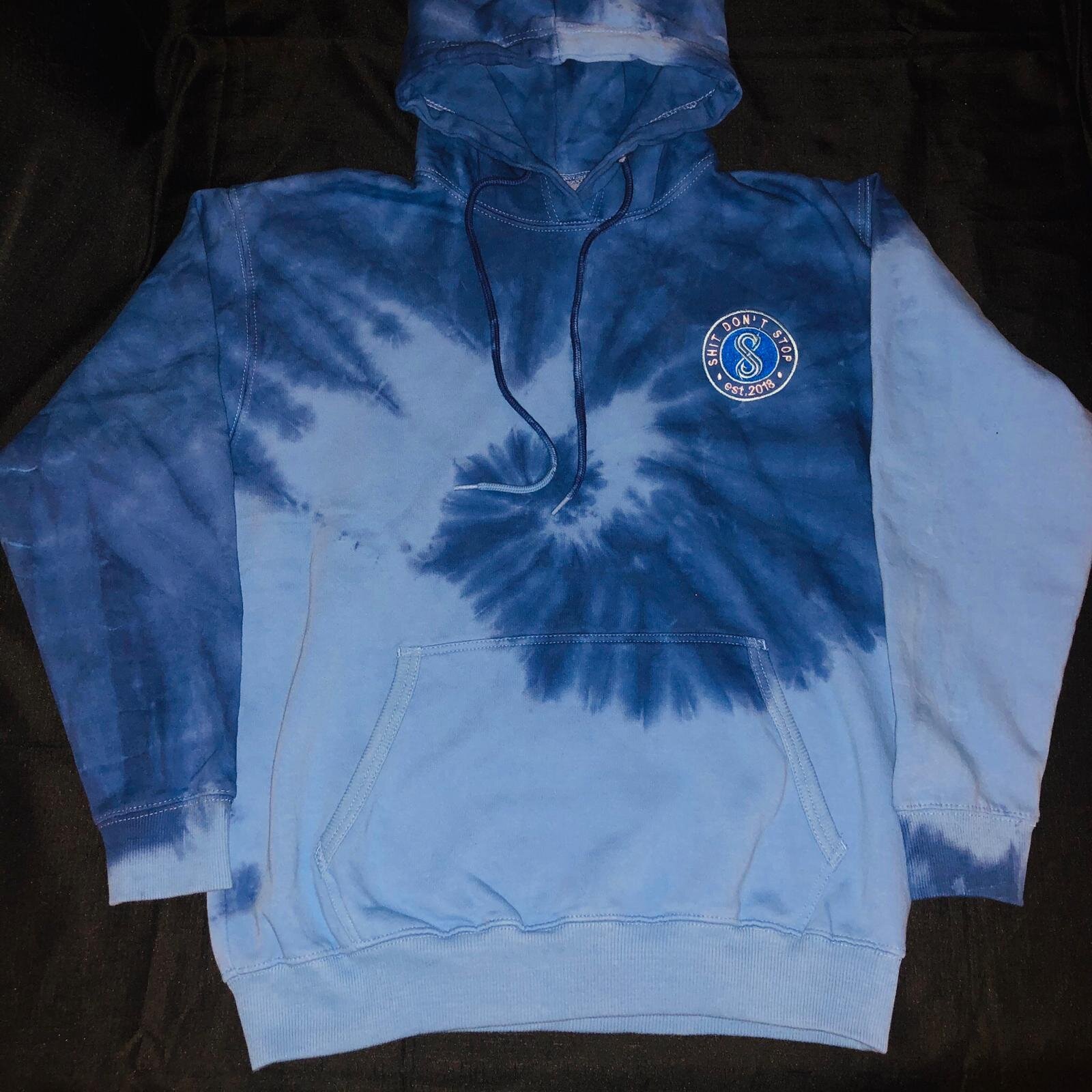 Tie-Dye S.D.S Circle Patch Hoodies