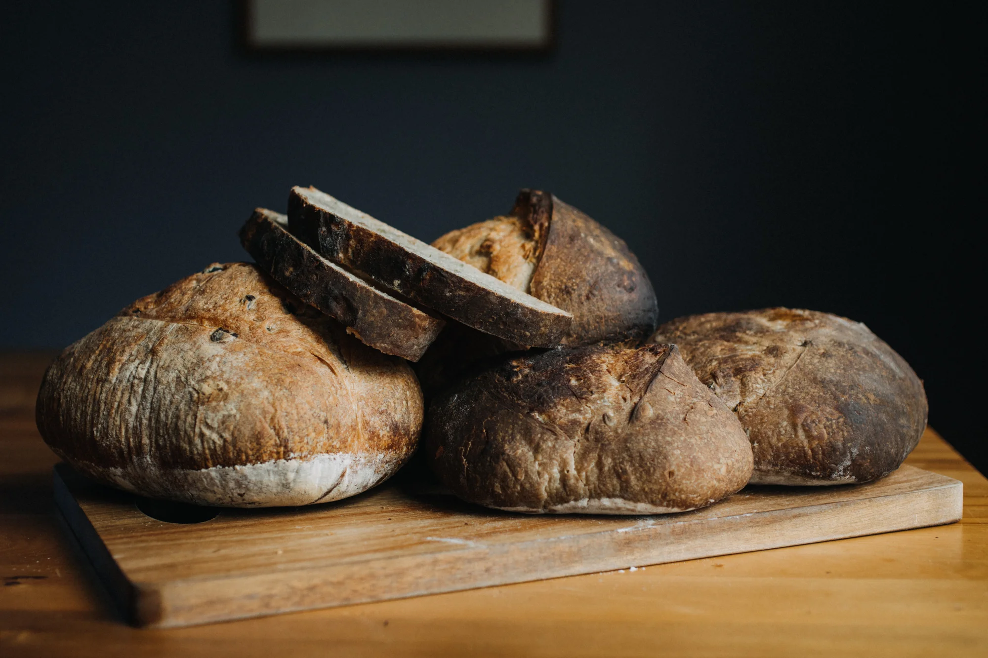 Fresh sourdough at Maruia River Retreat