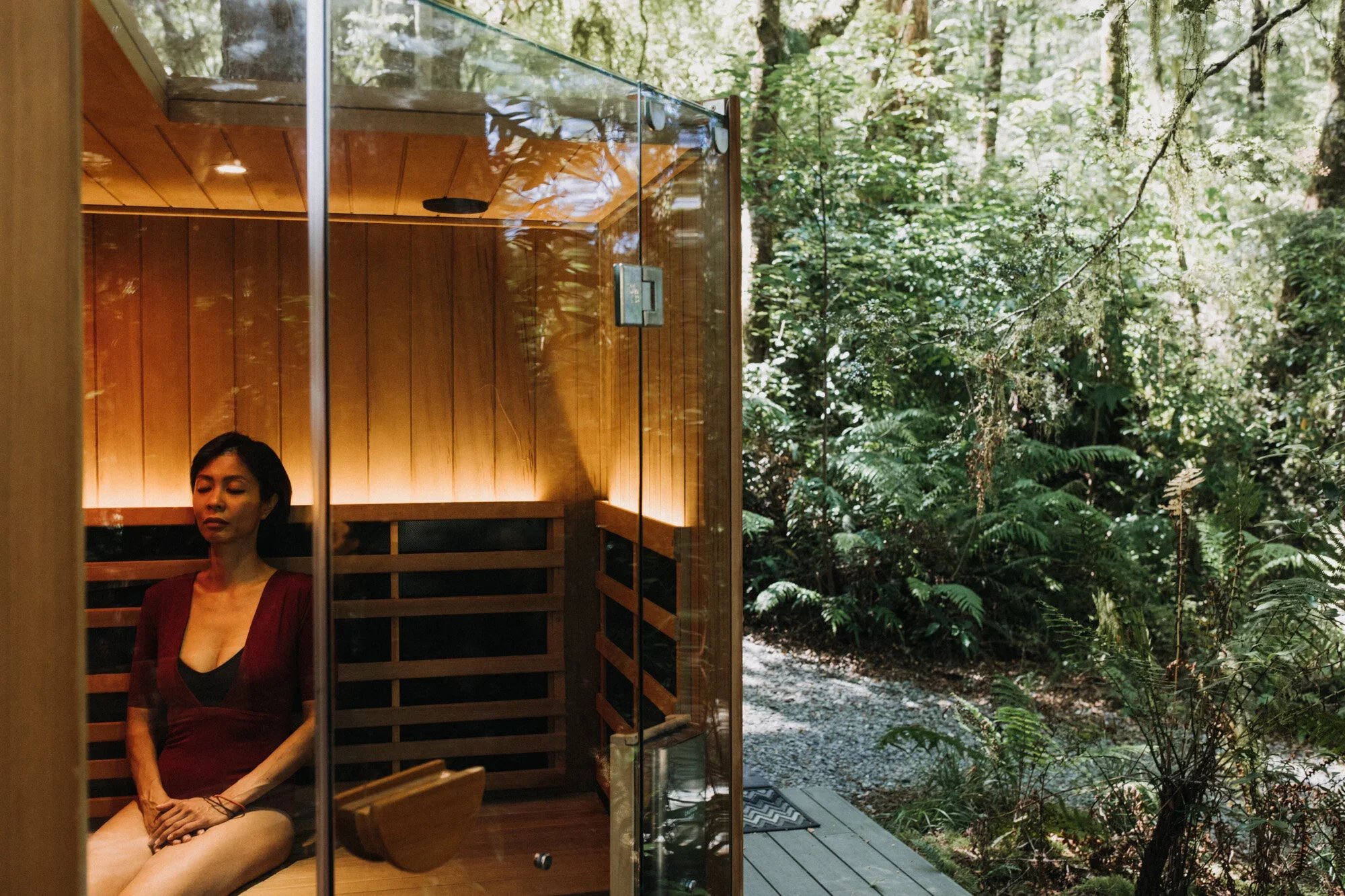 Infrared Sauna Maruia River Retreat NZ