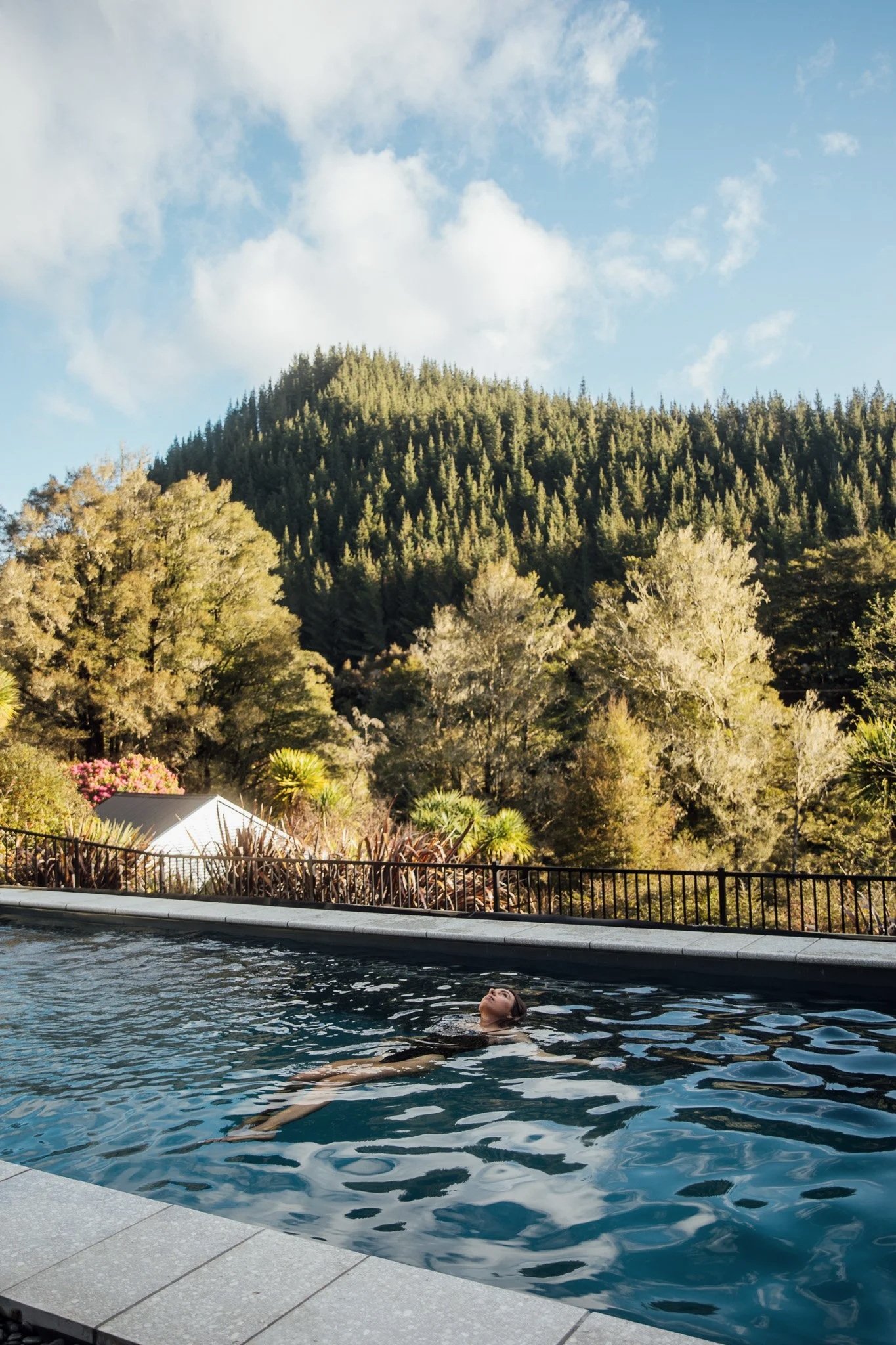Magnesium Pool at Maruia River Retreat