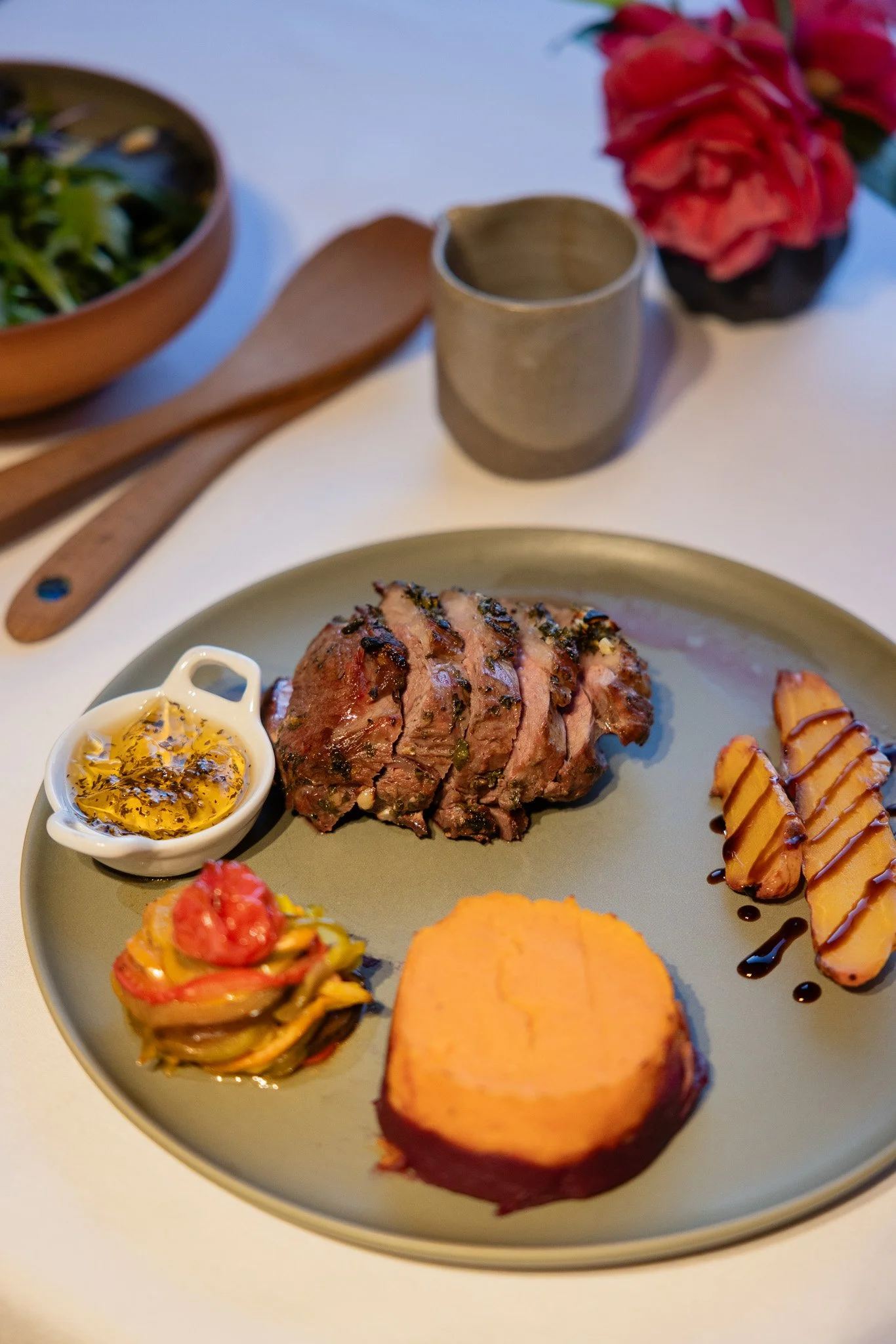 Fresh cuisine at Maruia River Retreat