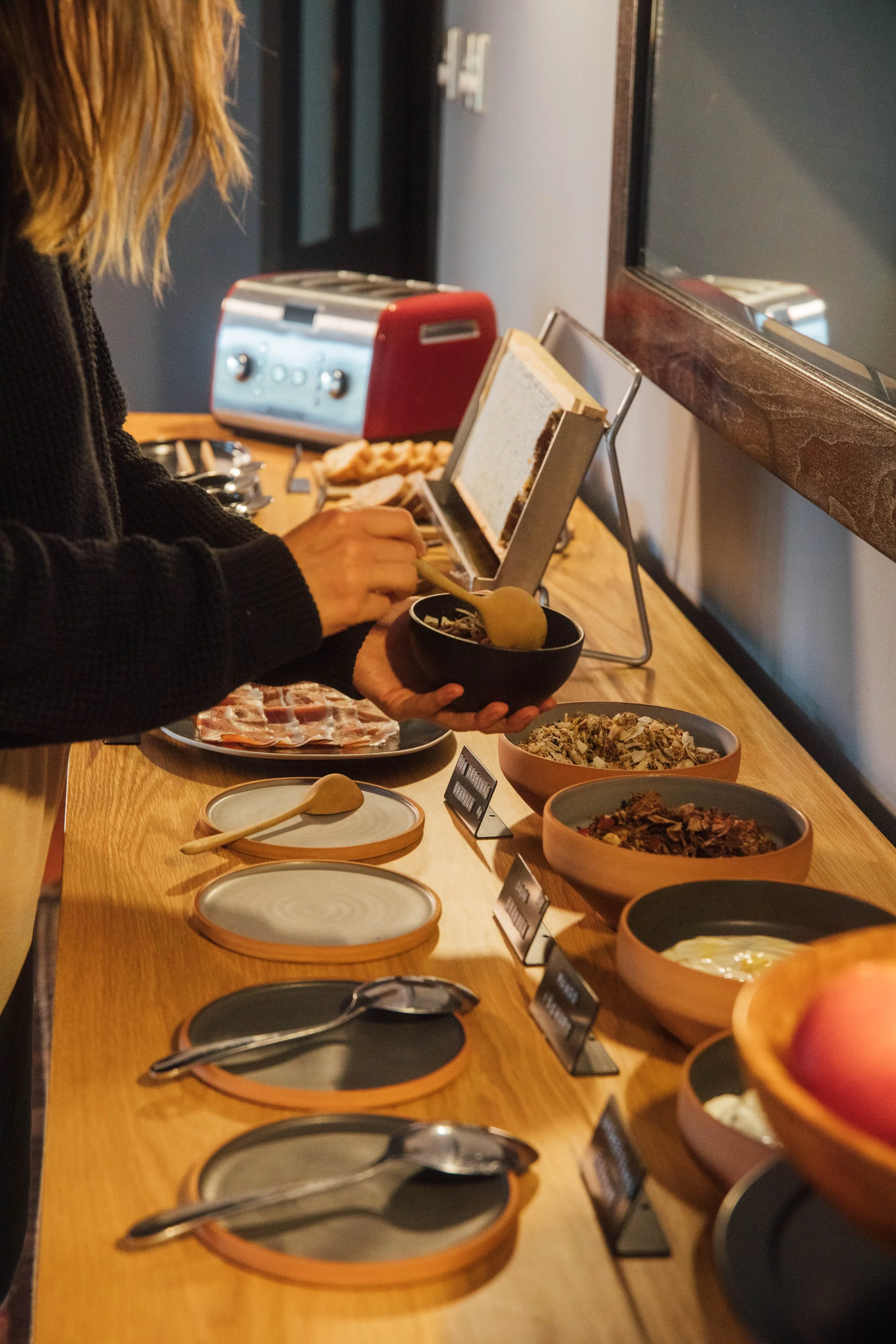 Breakfast at Maruia River Retreat NZ