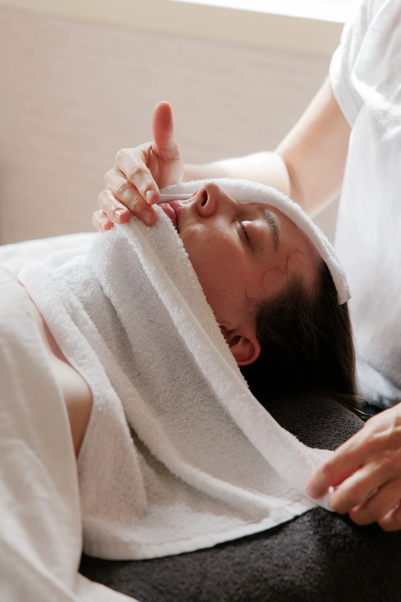 Facial treatment wellness Maruia River Retreat NZ